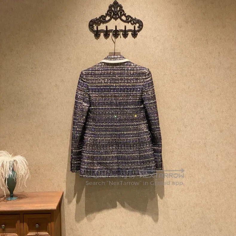 Valentino Valentino Skirt of a wicker-spiked tweed braided coat Size XS / US 0-2 / IT 36-38 - 4 Thumbnail