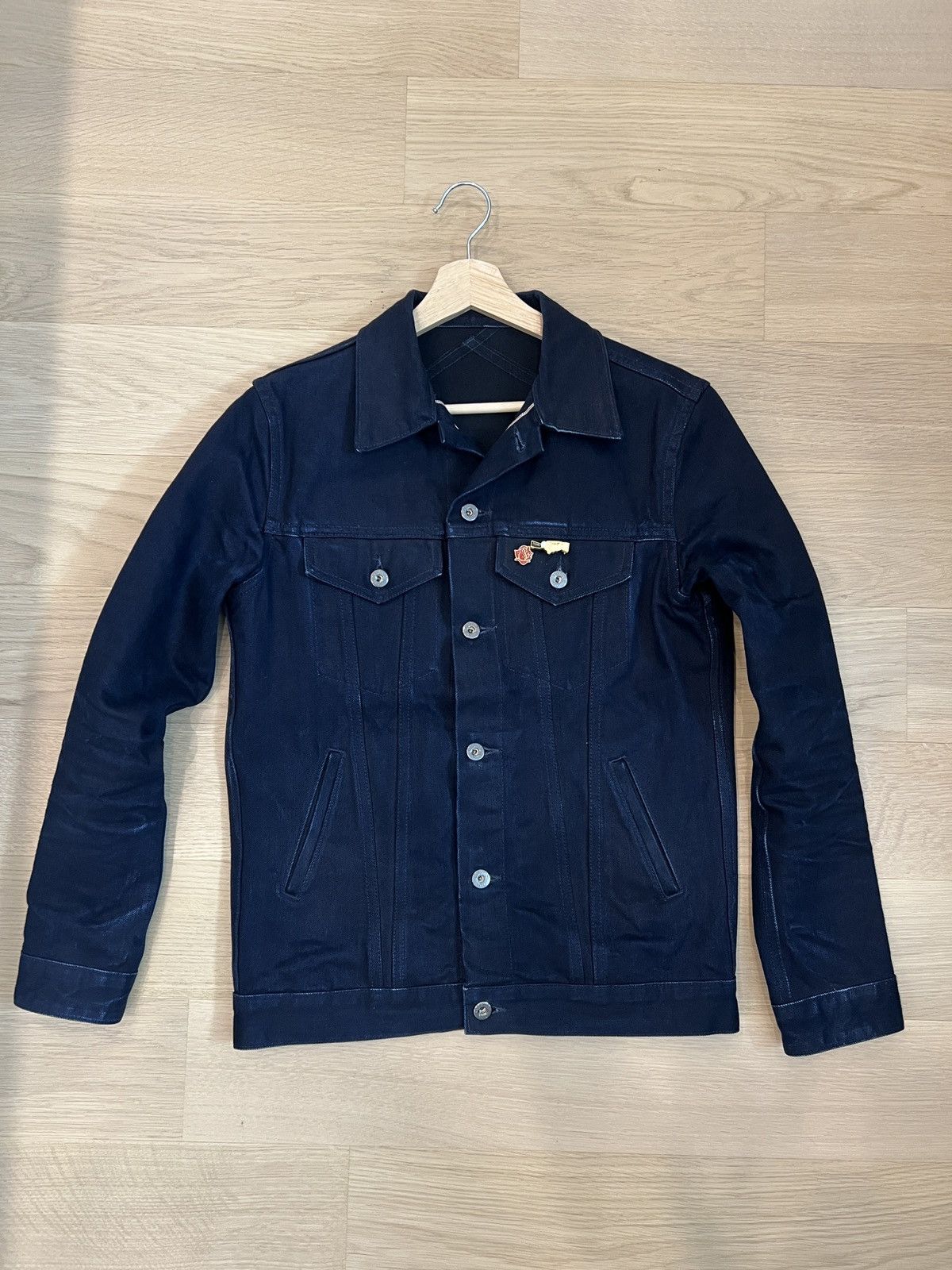 3Sixteen Type 3S shadow selvage denim jacket M (runs small)