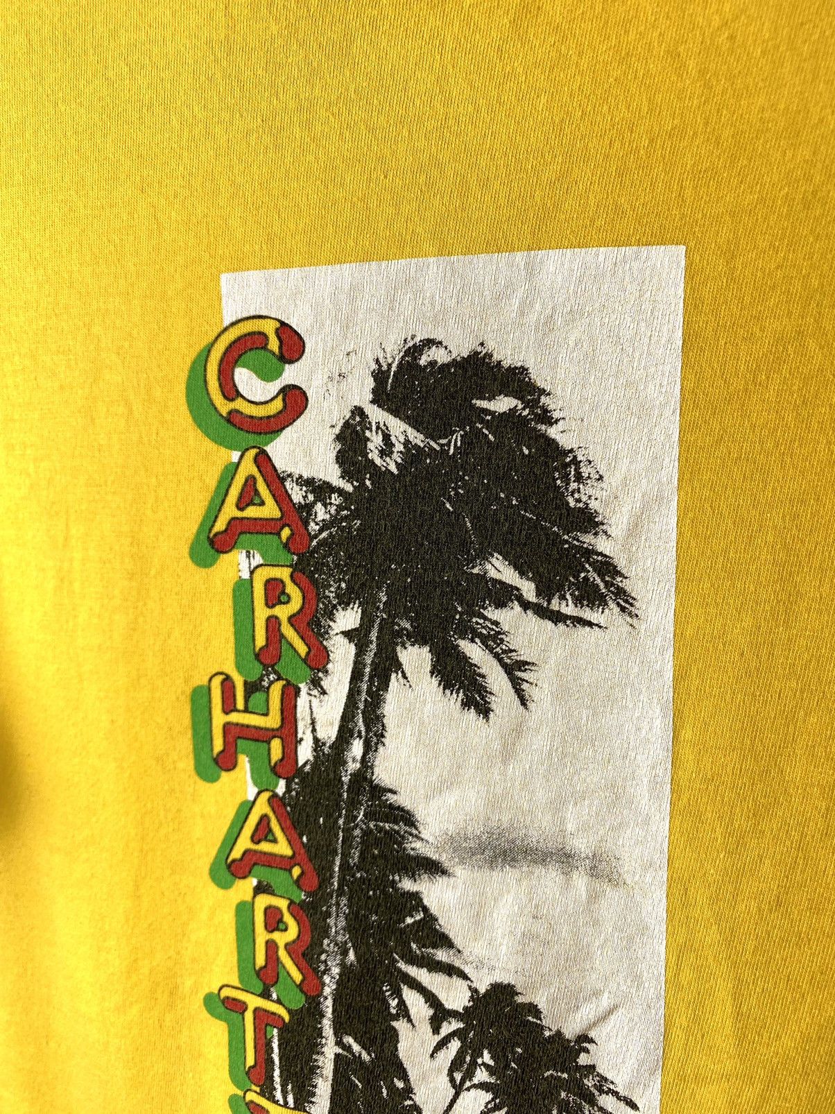 Carhartt Y2K Vintage Carhartt T Shirt Hype Retro Rasta Bob Marley Size US S / EU 44-46 / 1 - 3 Thumbnail