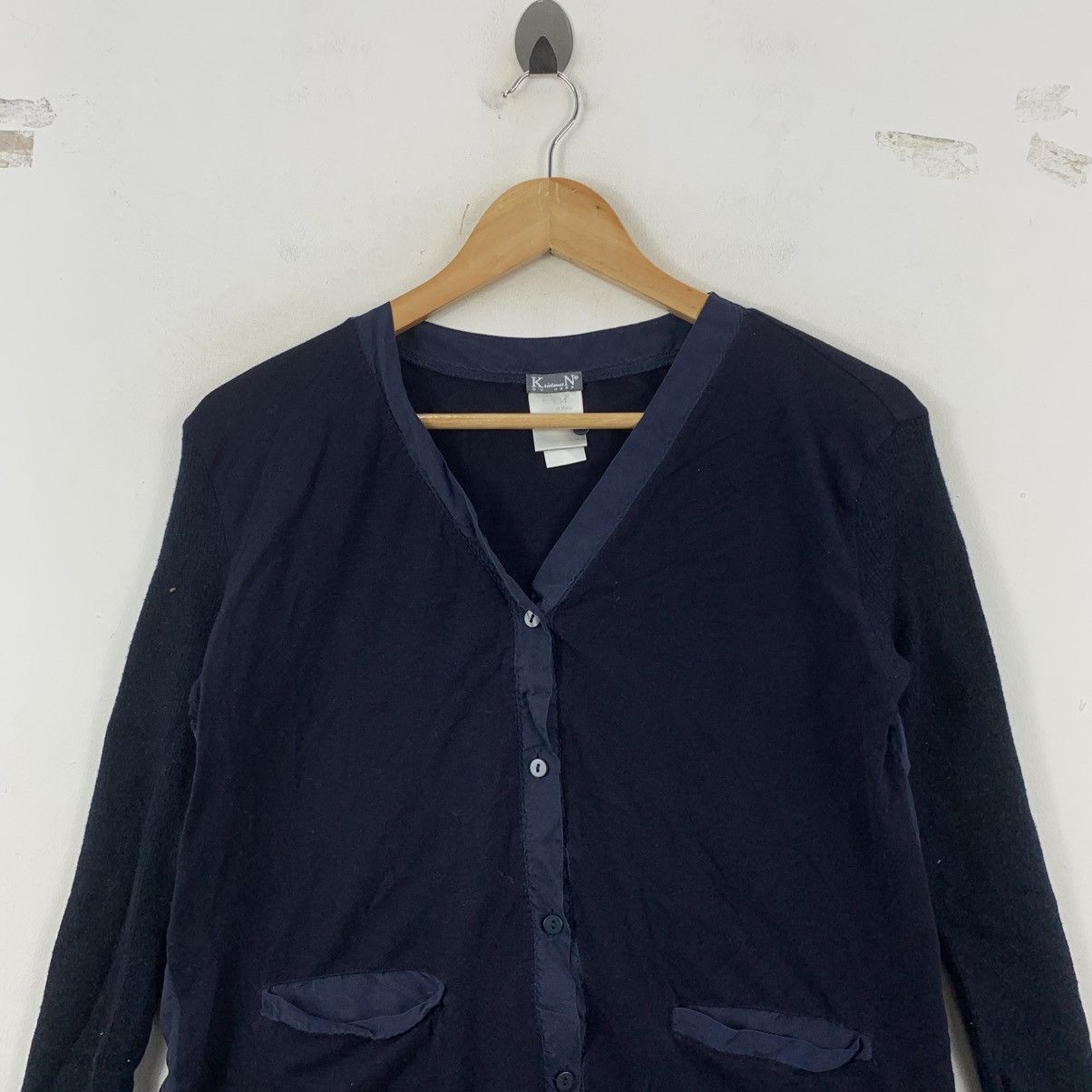 Vintage KRISTENSEN DU NORD Italian Brand Wool Cardigan Size S / US 4 / IT 40 - 3 Thumbnail