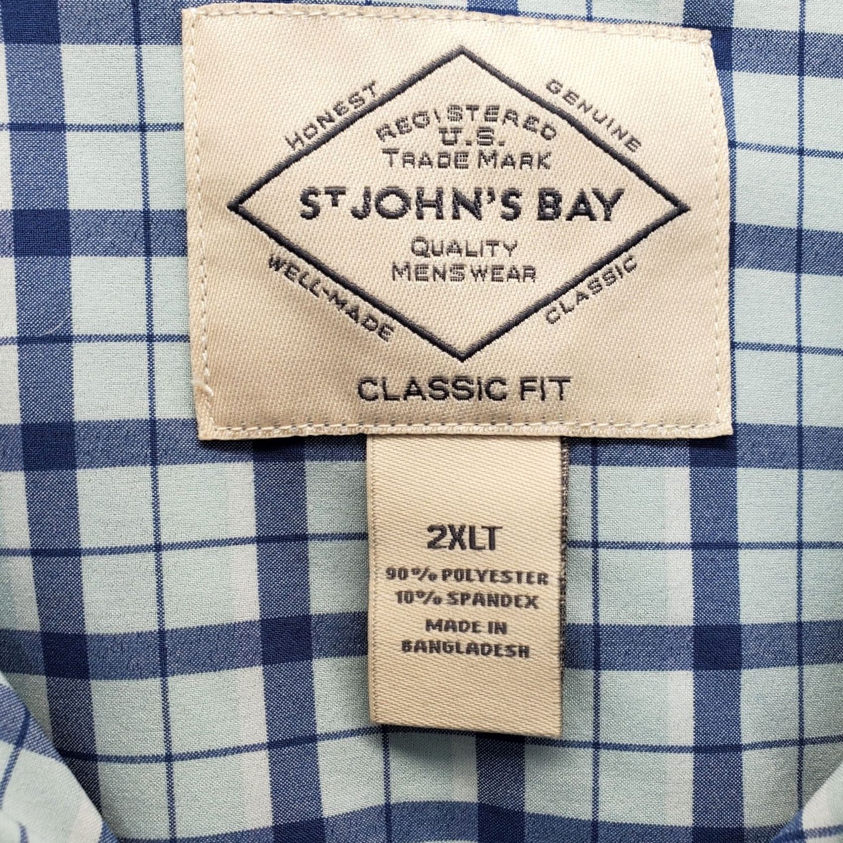 Vintage St. John's Bay Shirt Mens 2XLT Multi Plaid Button-Down Chest Pocket Classic Fit Shirt Mens 2XLT Plaid Button-Up Outdoor" Size US XXL / EU 58 / 5 - 5 Thumbnail