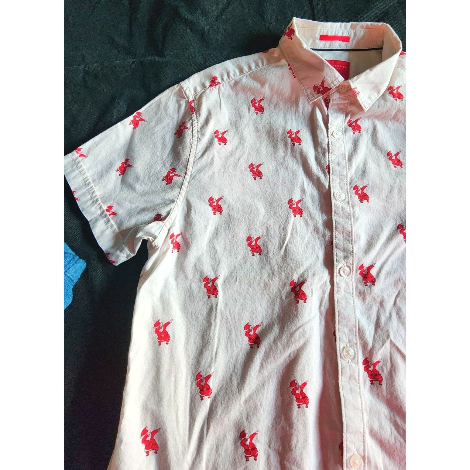 Other Mens Medium Button Down Shirt Dabbing Santa's Christmas Holi Size US M / EU 48-50 / 2 - 6 Thumbnail