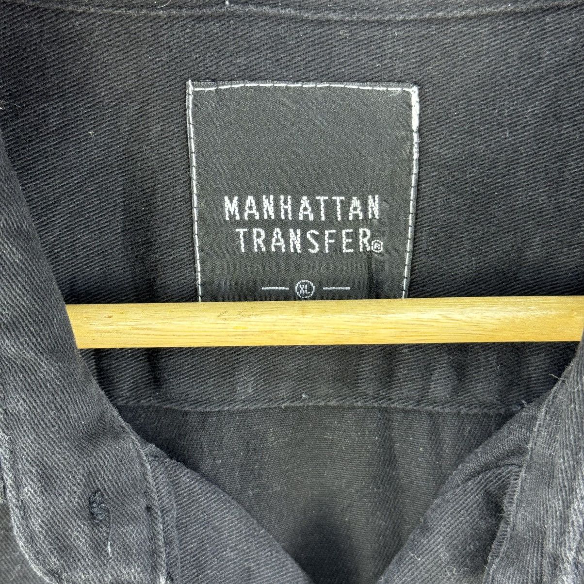 Japanese Brand Manhattan Short Sleeve Work Shirt Size US M / EU 48-50 / 2 - 8 Thumbnail