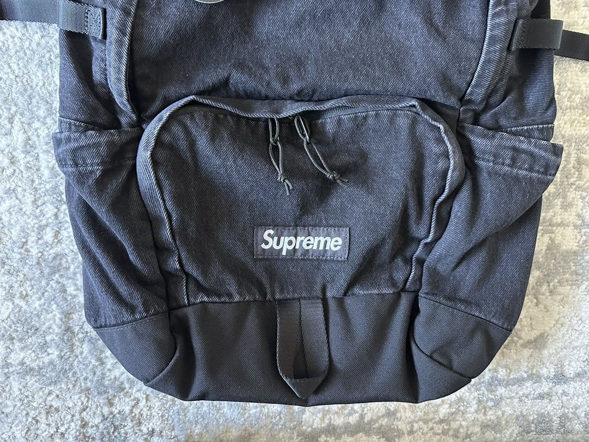 Supreme SUPREME DENIM BACKPACK FW25 Size ONE SIZE - 4 Thumbnail
