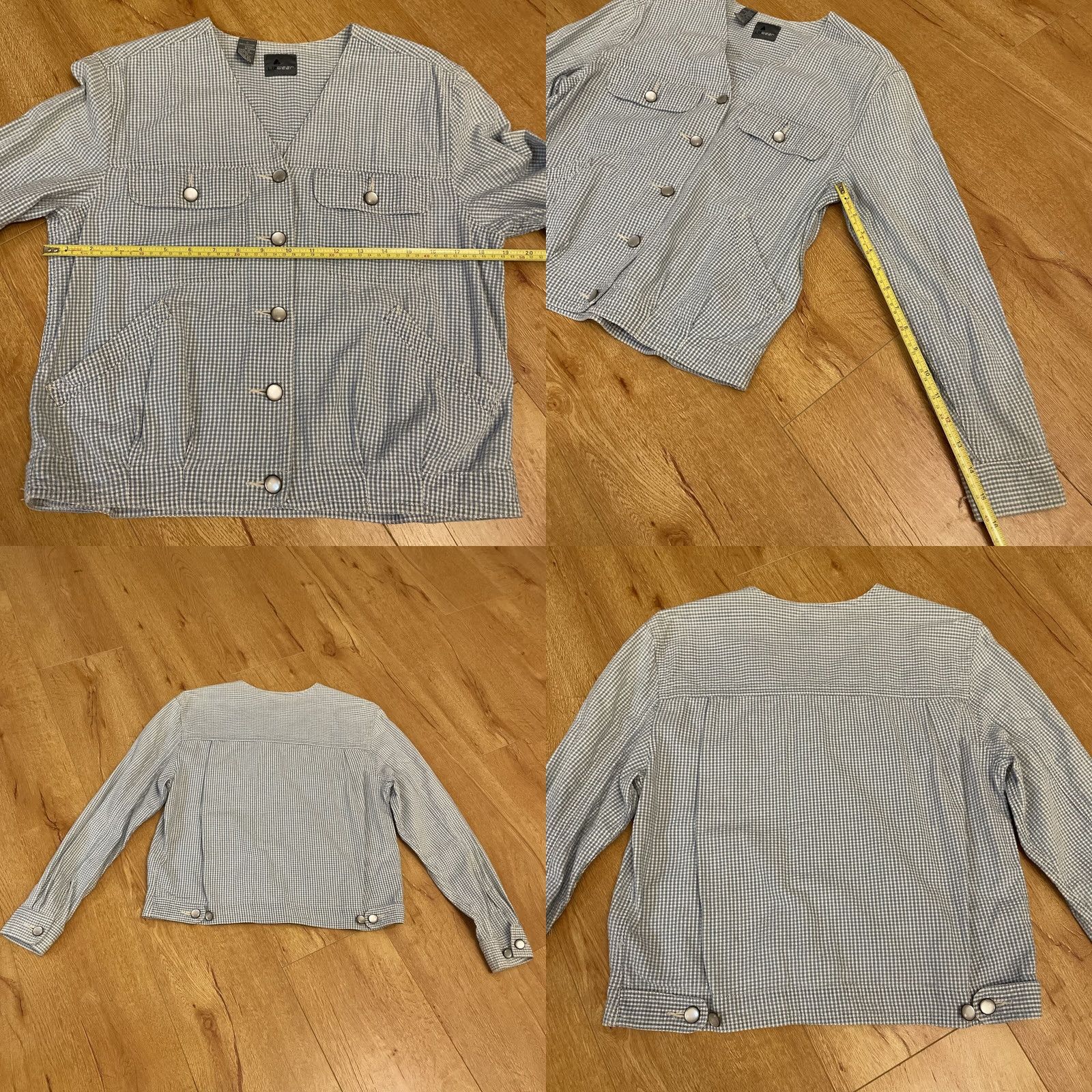 Vintage VINTAGE LizWear Jacket Coat S Boho Cotton Blue S Adults Womens Girls Mens Size S / US 4 / IT 40 - 8 Thumbnail
