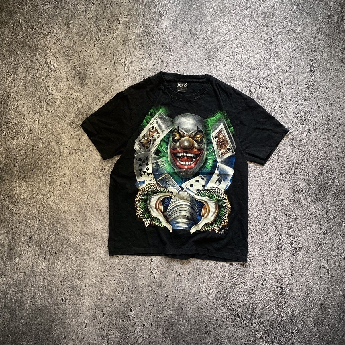 Japanese Brand Vintage T-shirt joker 3d print oversize fit Size US L / EU 52-54 / 3 - 2 Thumbnail
