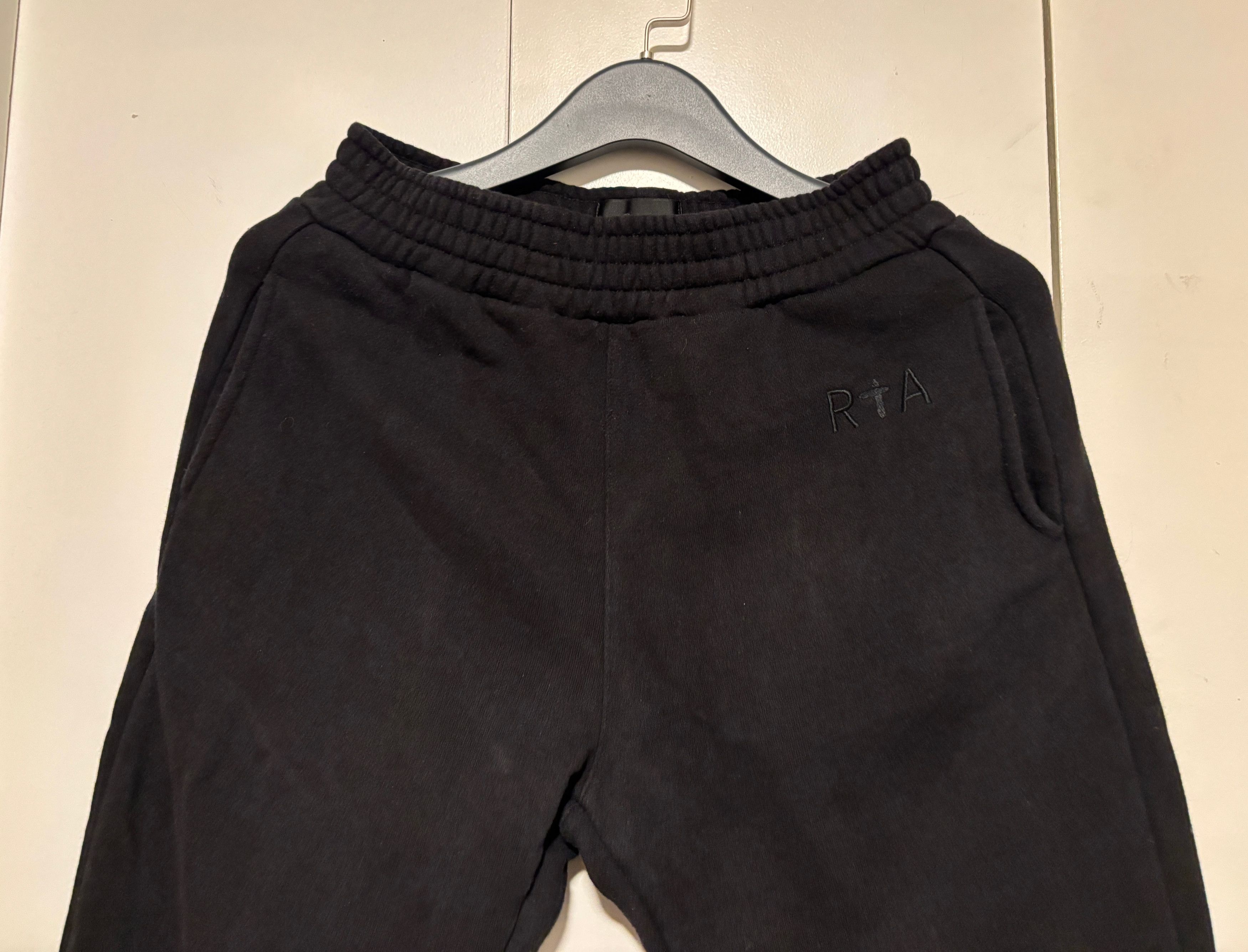 Rta RtA Sweatpants/ Joggers - Small/ Black 100 % Cotton Size US 28 / EU 44 - 2 Thumbnail