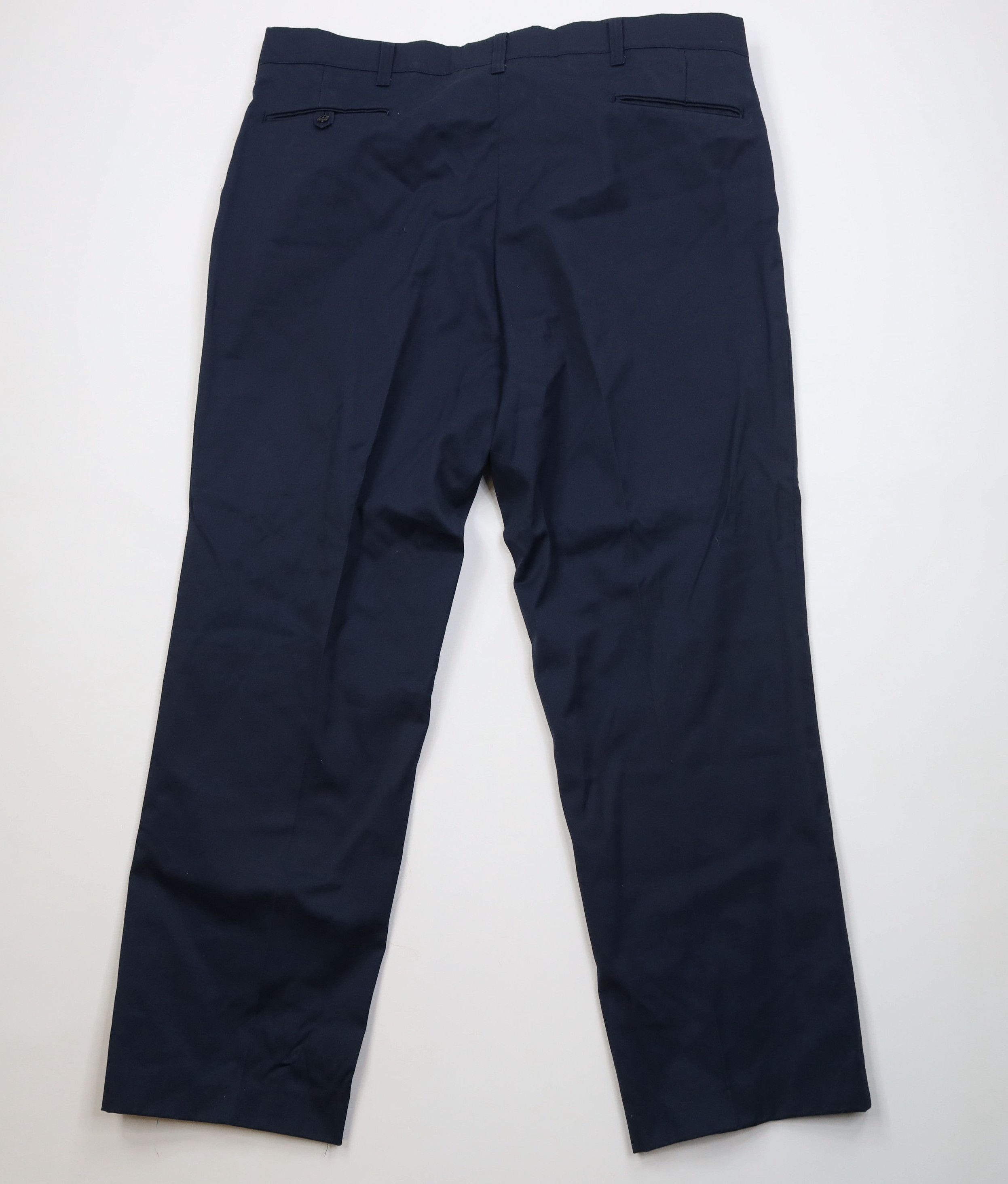 Vintage Vintage 70s Streetwear Wide Leg Chino Pants Blue USA Size US 44 / EU 60 - 9 Thumbnail