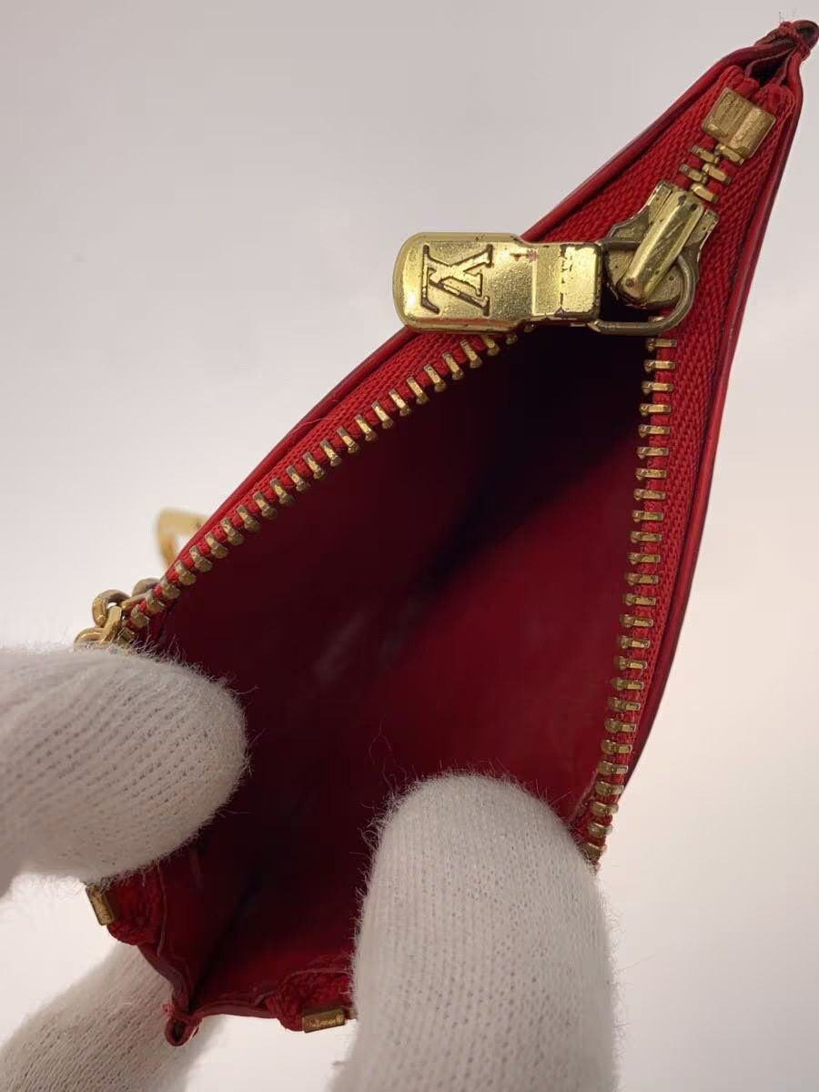 Louis Vuitton Louis Vuitton Epi Pochette Cre Leather Plain Red Size ONE SIZE - 5 Thumbnail