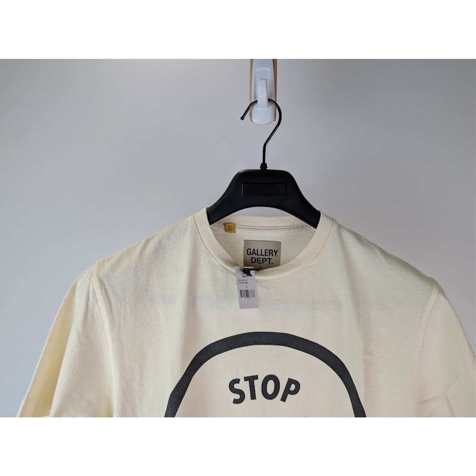 Gallery Dept. o1rshd1 Stop Being Racist T-Shirt in Cream / Neutrals XL Size US XL / EU 56 / 4 - 3 Thumbnail
