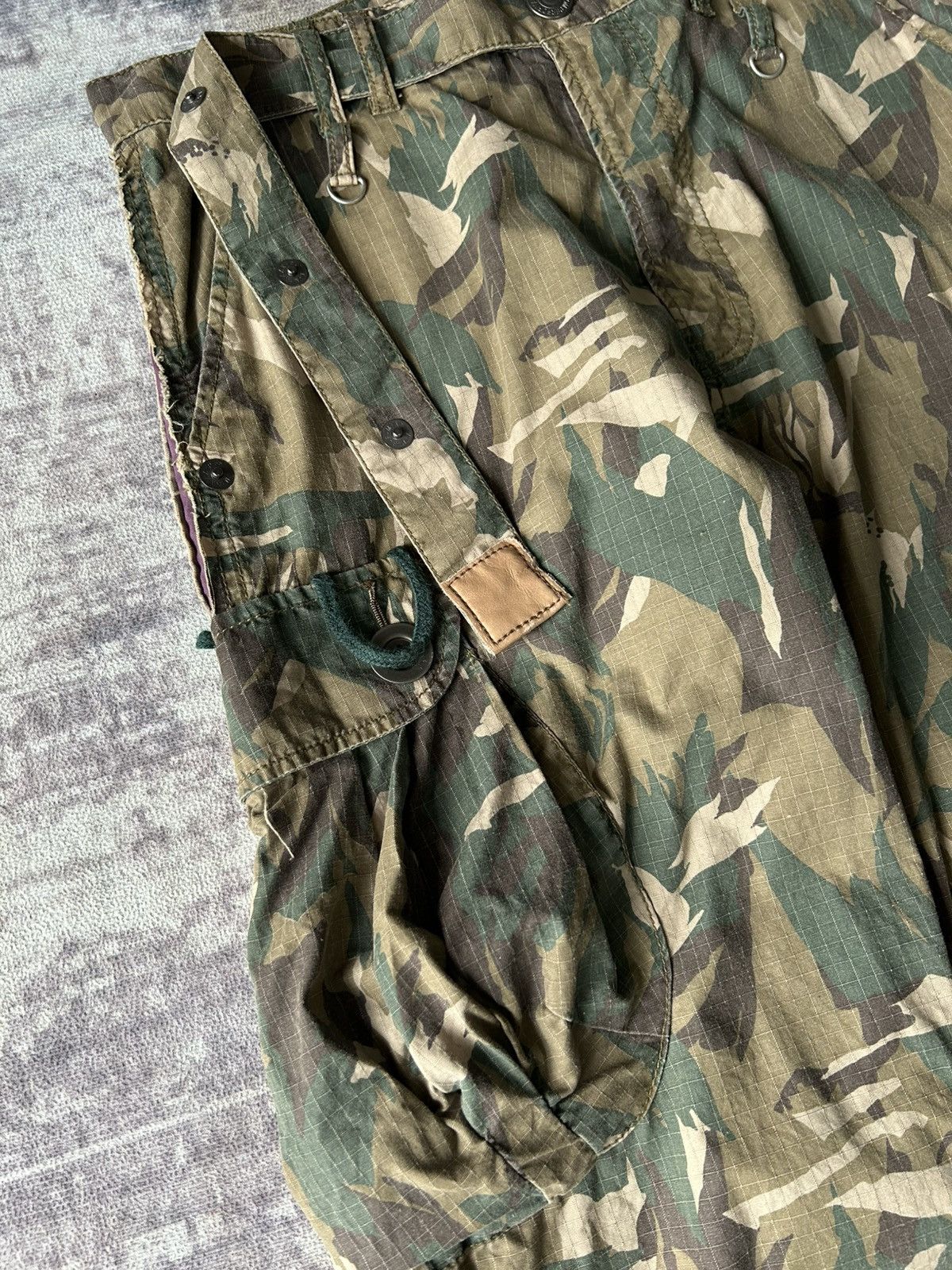 PPFM PPFM Camo Three Quarter Cargo Pants Size US 30 / EU 46 - 5 Thumbnail