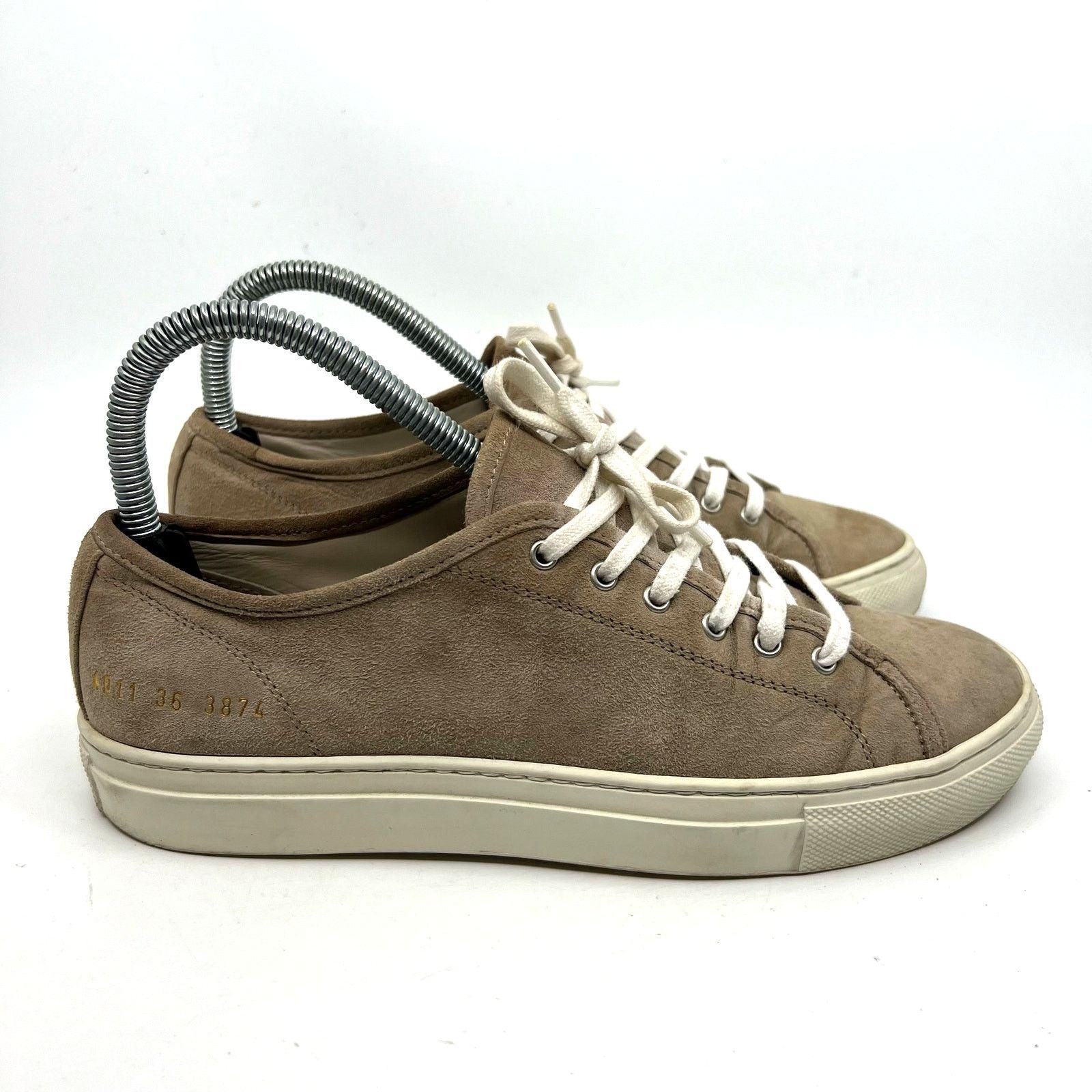 Common Projects Common Projects Brown Suede Sneakers Women's 6 US Size US 6 / IT 36 - 3 Thumbnail