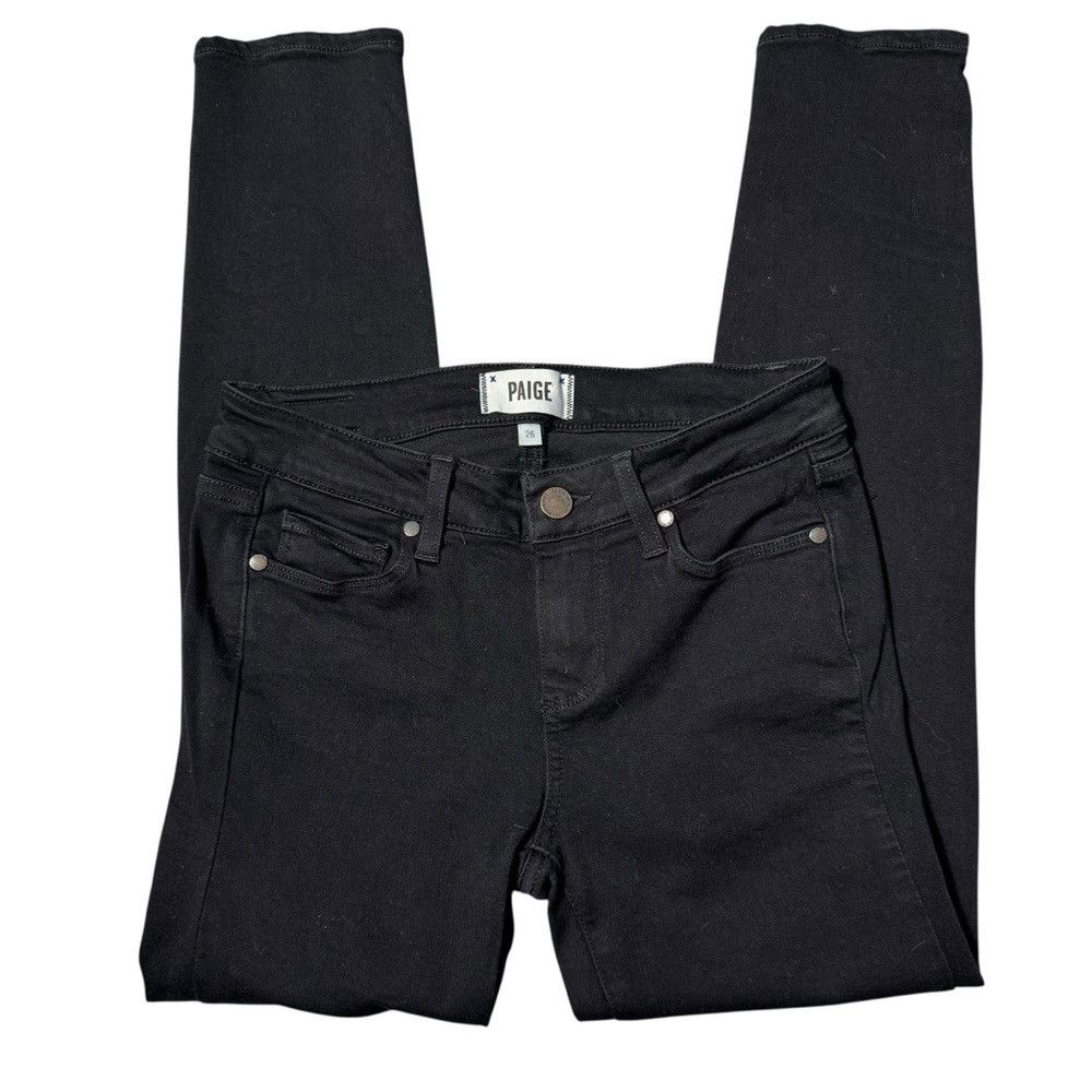 Paige Paige Verdugo Crop Jeans In Black Overdye Size 26 Size 26" / US 2 / IT 38 - 3 Thumbnail