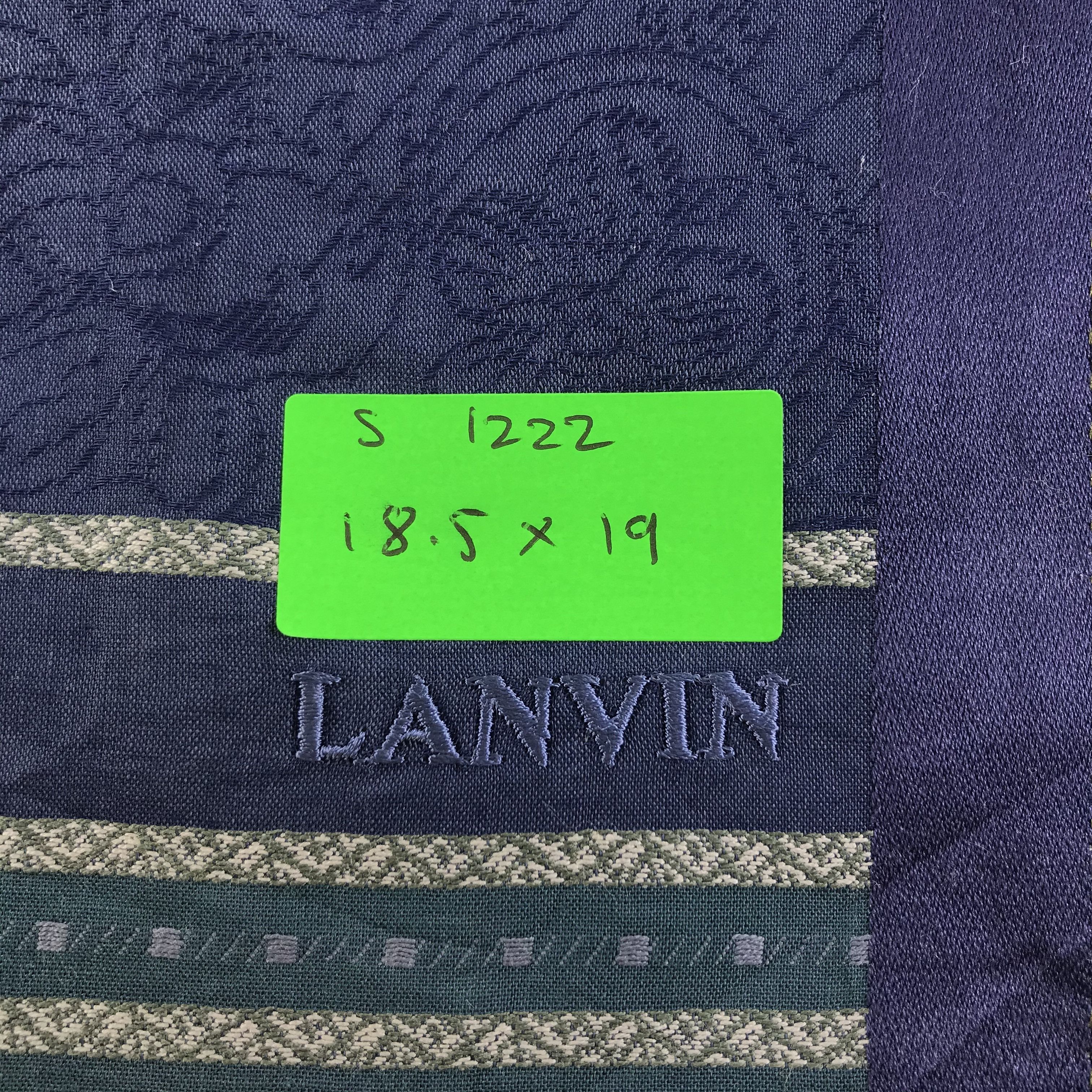 Lanvin × Vintage Lanvin Bandana / Handkerchief / Neckerchief -S1222 Size ONE SIZE - 5 Thumbnail