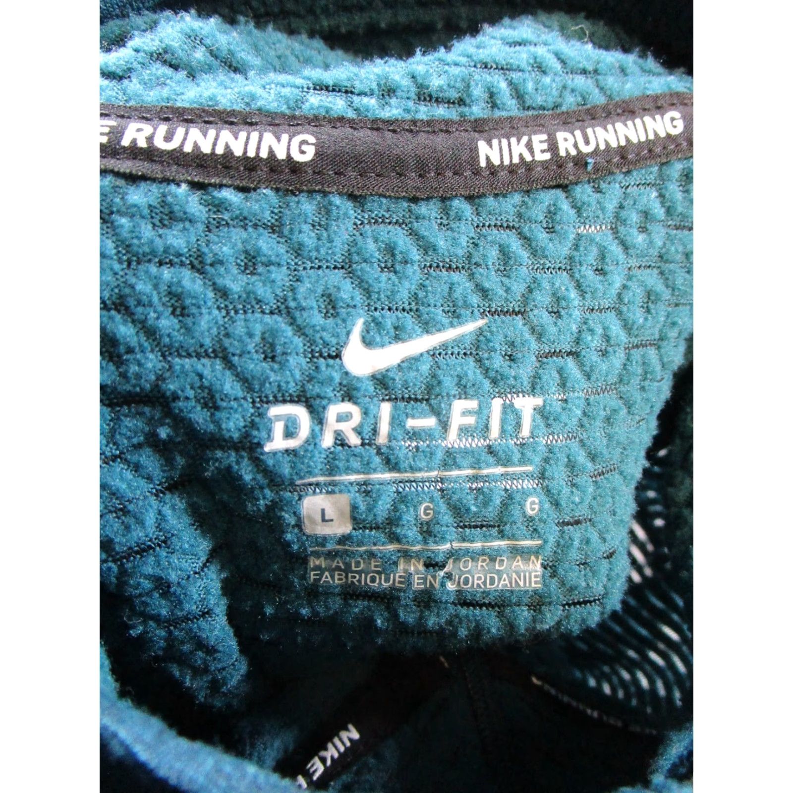 Nike Nike Dri-FIT Running Sweater Womens Large Blue Zip Mock Neck Pullover Activewear Nike Dri-FIT Womens Large Blue Running & Jogging 90s? Size L / US 10 / IT 46 - 4 Thumbnail