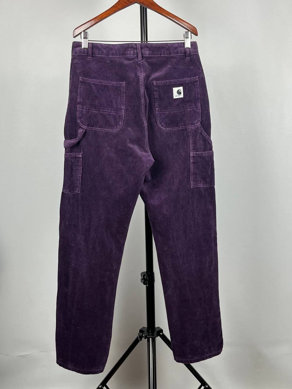 CARHARTT WIP VELVET PURPLE WOMENS CARGO PANTS