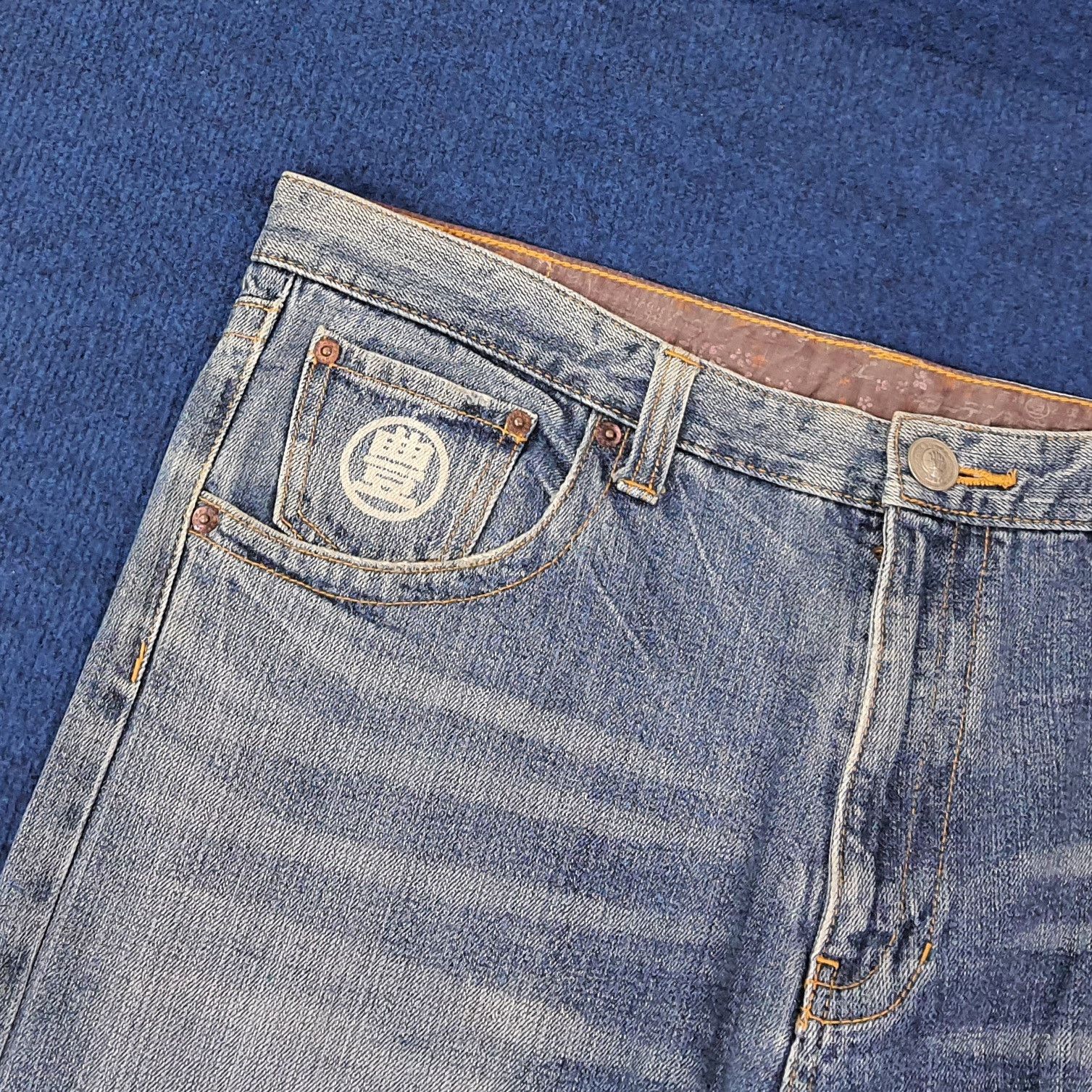 Japanese Brand Vintage Japan Art Design Japanese Brand Jeans C252N24 Size US 36 / EU 52 - 3 Thumbnail
