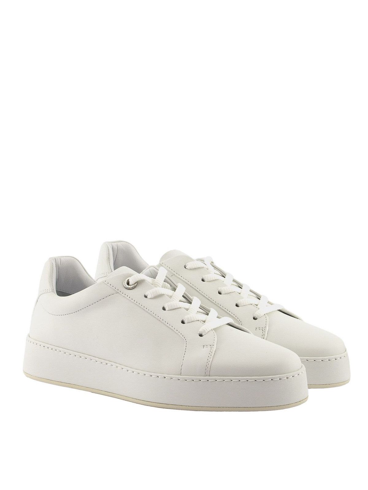 Loro Piana o1srvl11e0825 Low-Top Sneakers in White Size US 6 / IT 36 - 2 Thumbnail