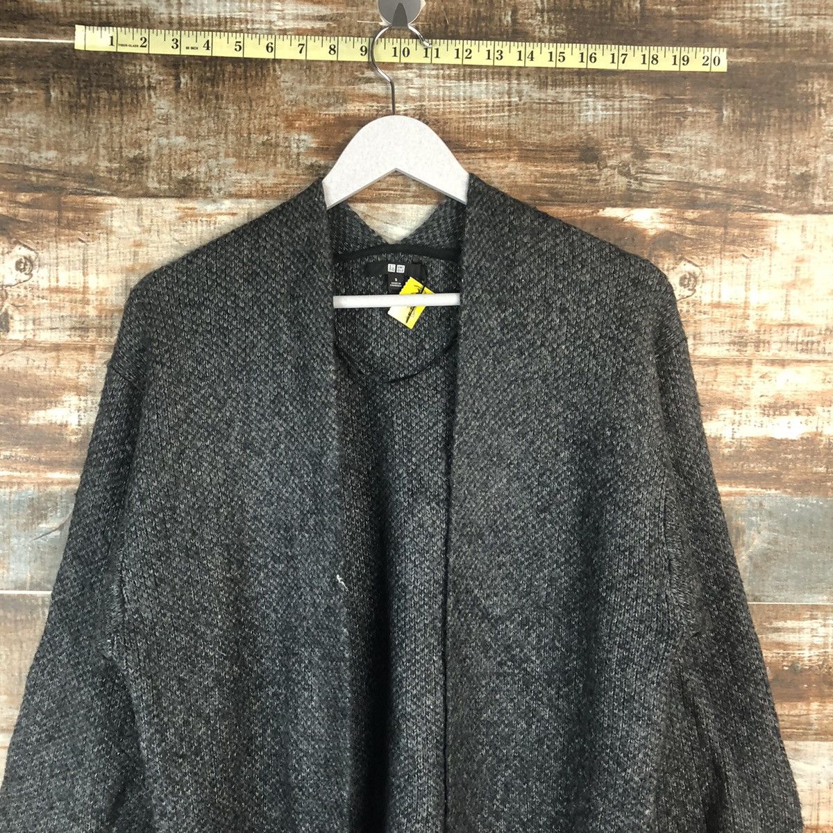 Homespun Knitwear Uniqlo Grey long Cardigan Knitwear #A2275 Size US S / EU 44-46 / 1 - 4 Thumbnail