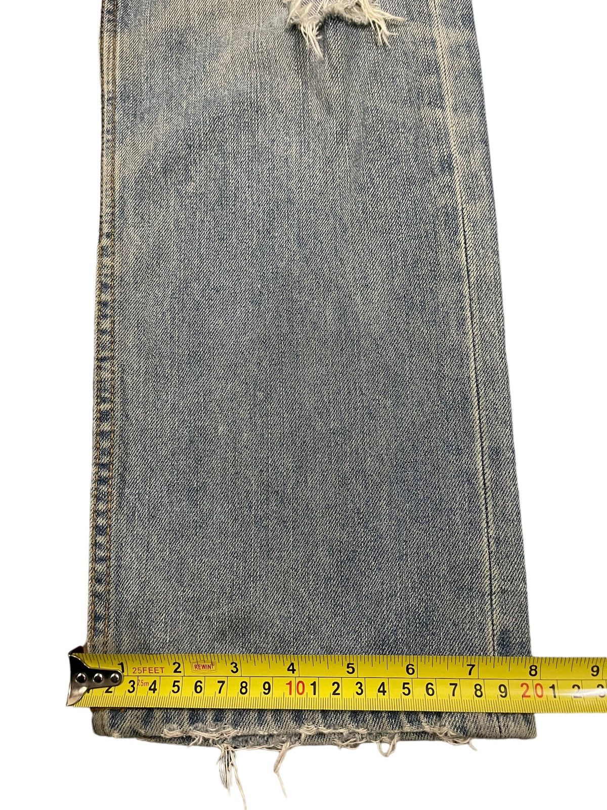 14th Addiction Vintage Japanese Brand Blue Wash Distressed Style Jeans Size US 30 / EU 46 - 14 Thumbnail