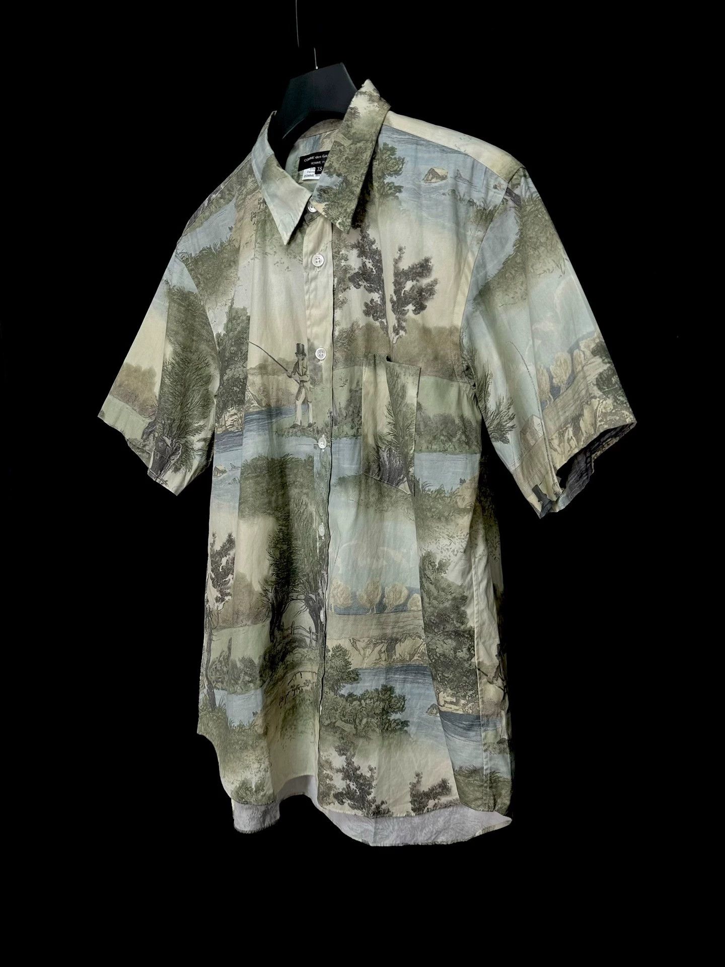 Comme des Garcons Comme des Garçons 16SS English Forest Green Shirt S Size US S / EU 44-46 / 1 - 2 Thumbnail