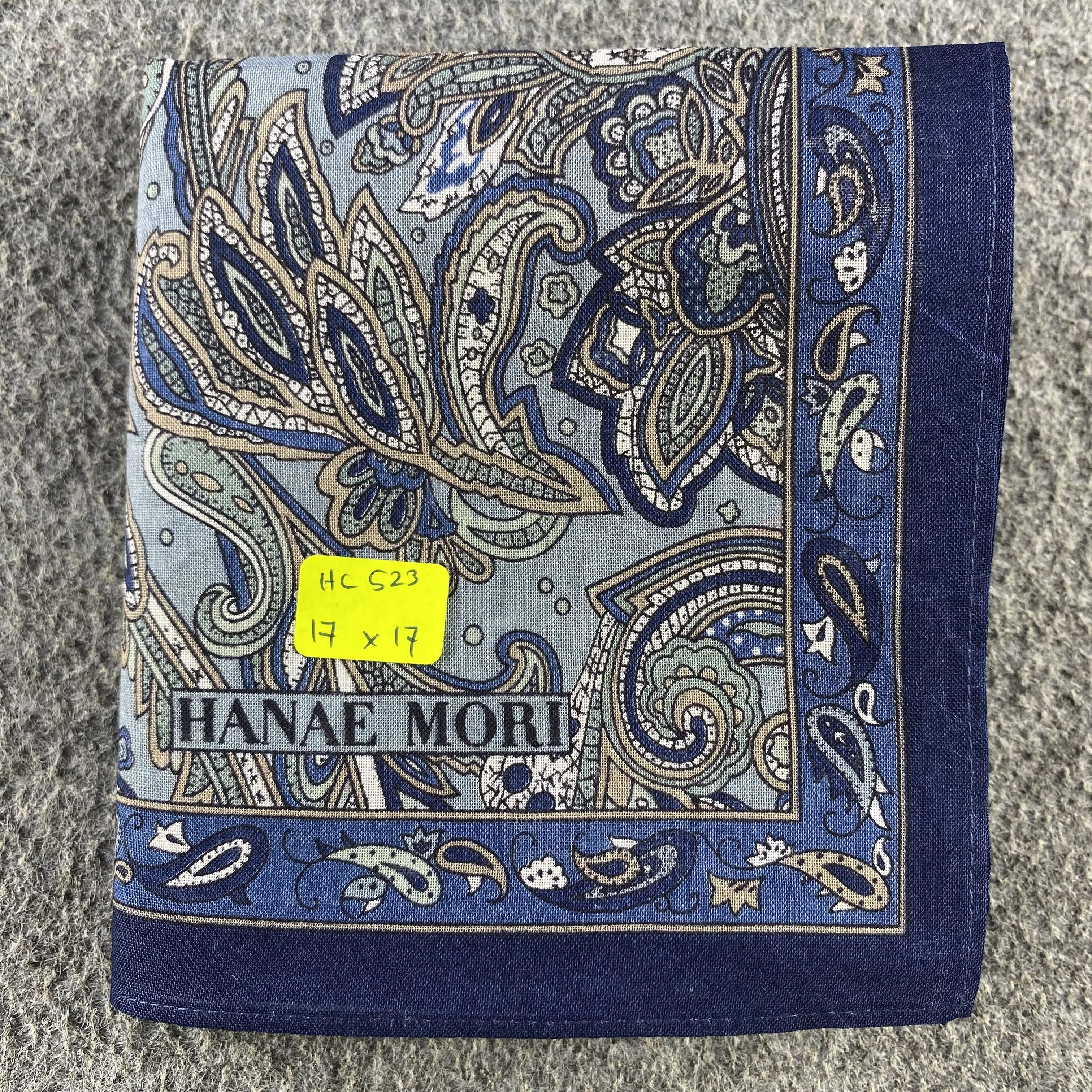 Hanae Mori Hanae Mori Handkerchief/Neckerchief/Bandana HC523 Size ONE SIZE - 5 Thumbnail