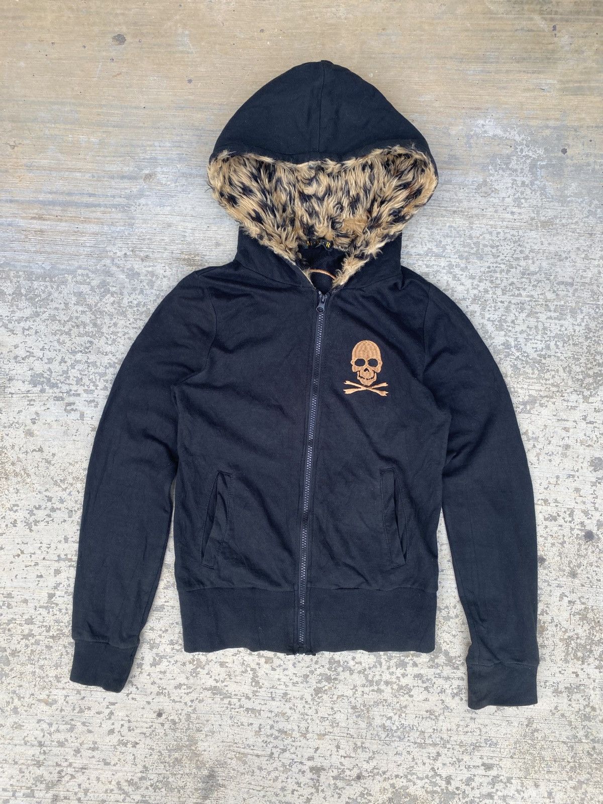 Japanese Brand M.K.R embroidery skull zipper hoodie Size S / US 4 / IT 40 - 2 Thumbnail
