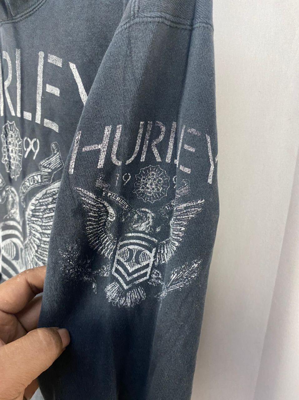 Hurley Hurley printed distressed hoodie pullover Size US L / EU 52-54 / 3 - 5 Thumbnail