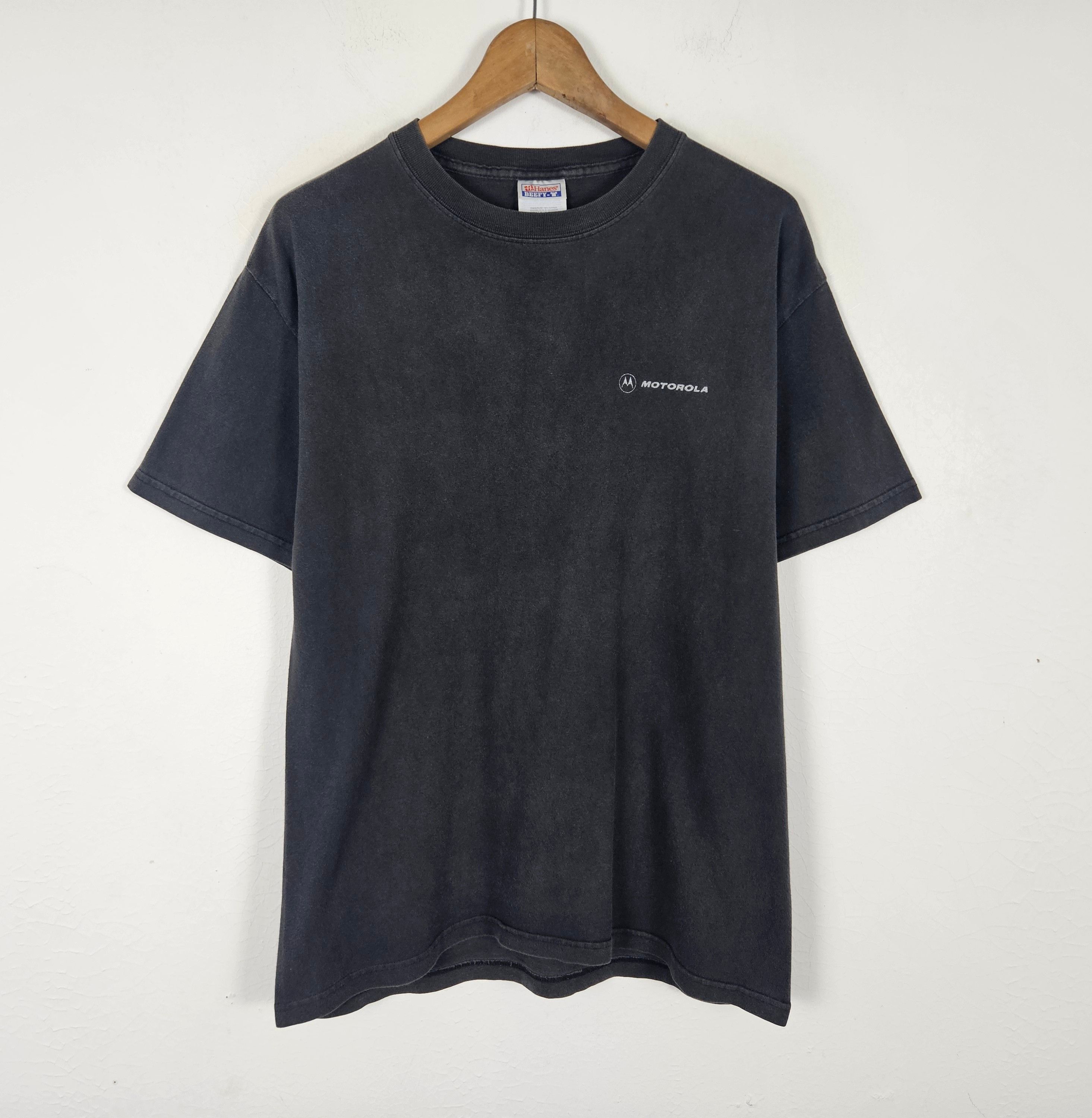 Hanes × Motorola Vintage Motorola Pagenet logo mobile Shirt Size US M / EU 48-50 / 2 - 2 Thumbnail