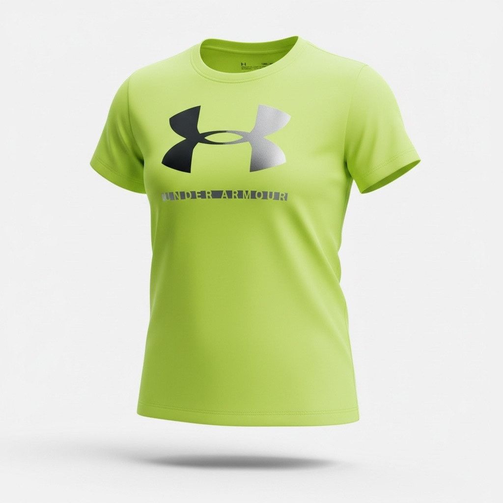 Under Armour Under Armour Girls YMD Medium Neon Short Sleeve Shirt Size M / US 6-8 / IT 42-44 - 1 Thumbnail
