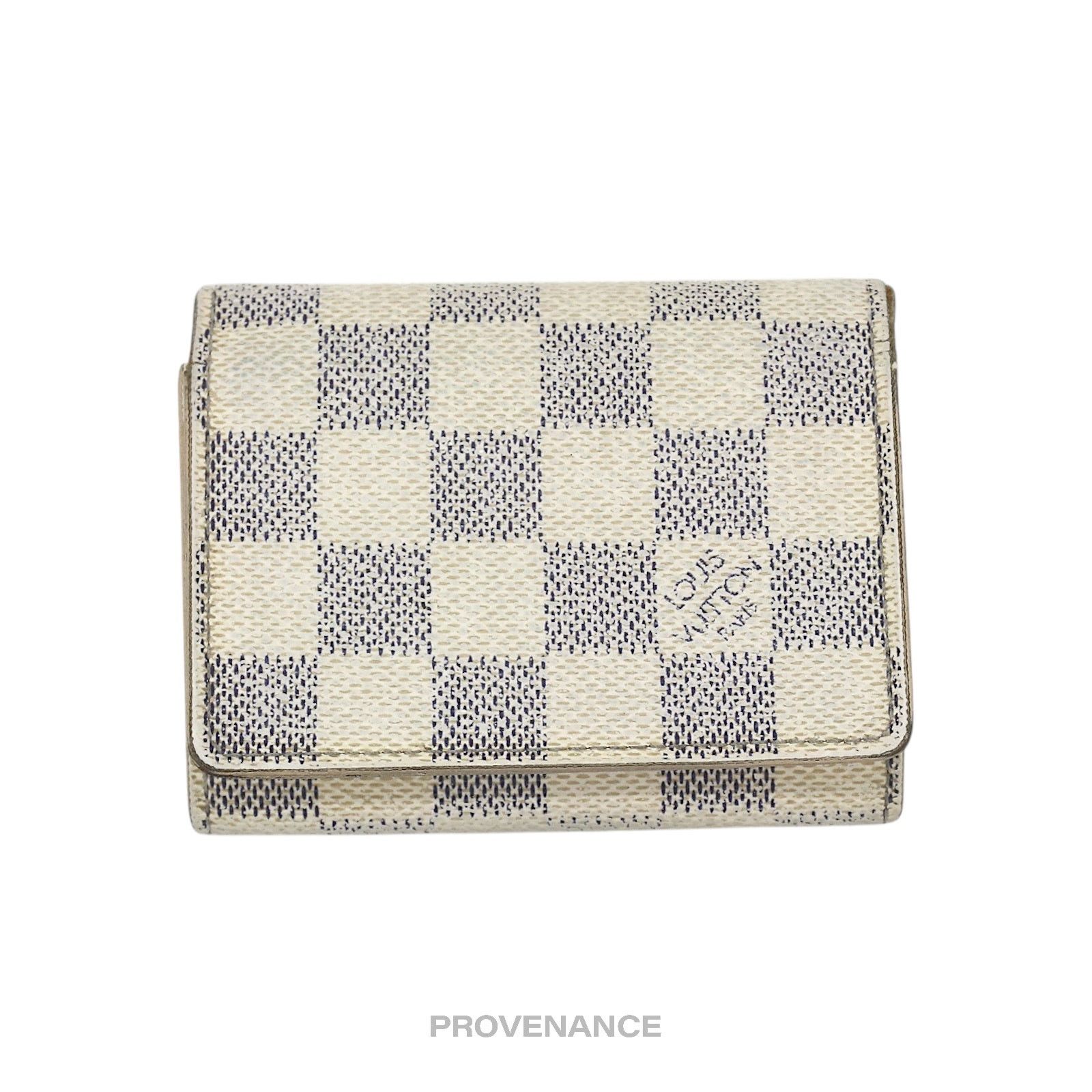 🔴 Louis Vuitton Pocket Organizer Wallet - Damier Azur
