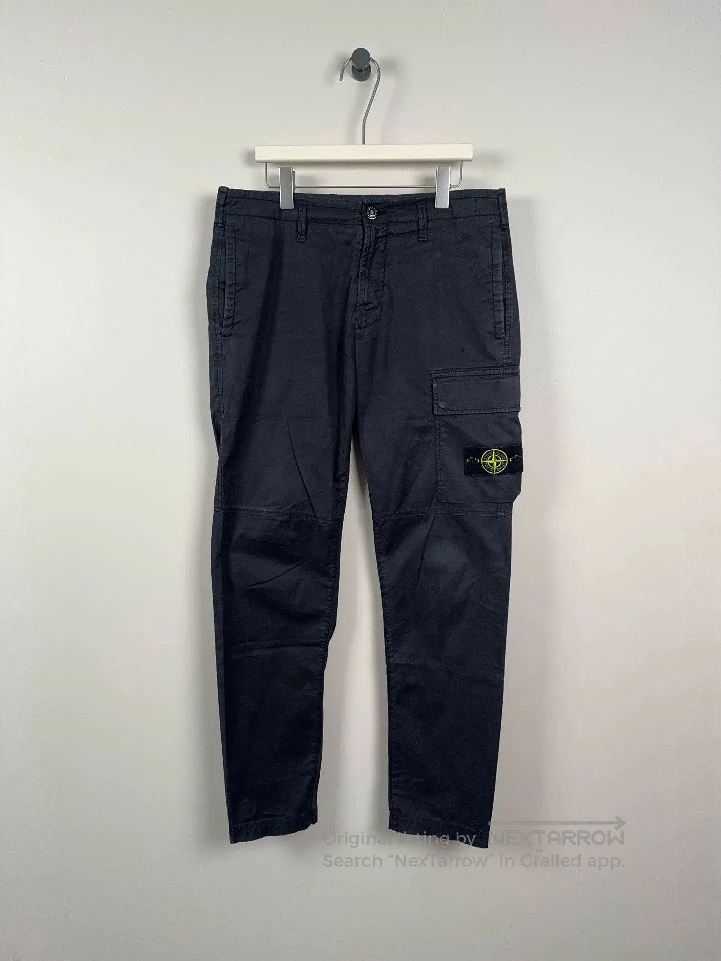 Stone Island stone island washed single pocket cargo pants. Size US 32 / EU 48 - 1 Thumbnail