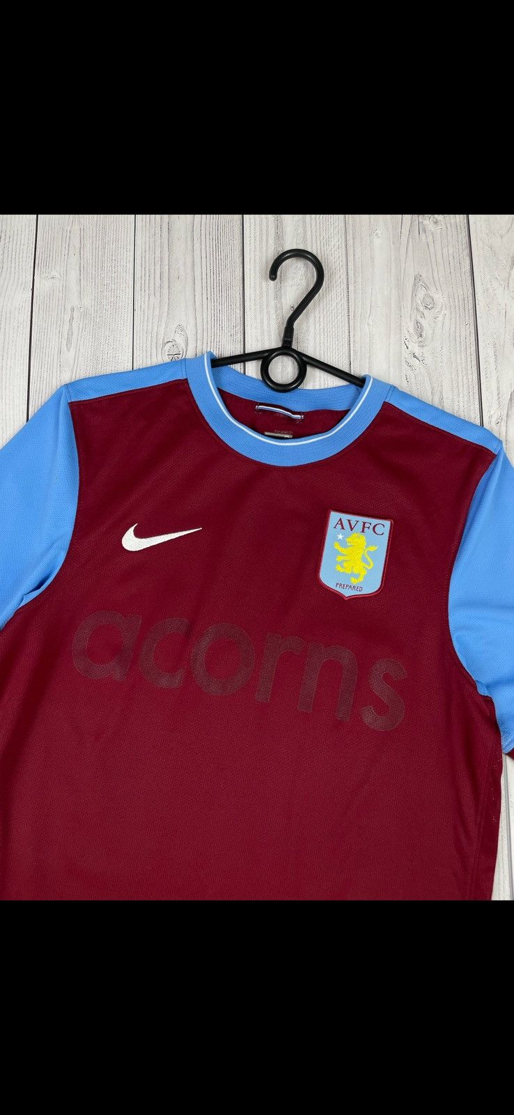 Nike Vintage nike Aston villa soccer jersey size S logo Size US S / EU 44-46 / 1 - 2 Thumbnail