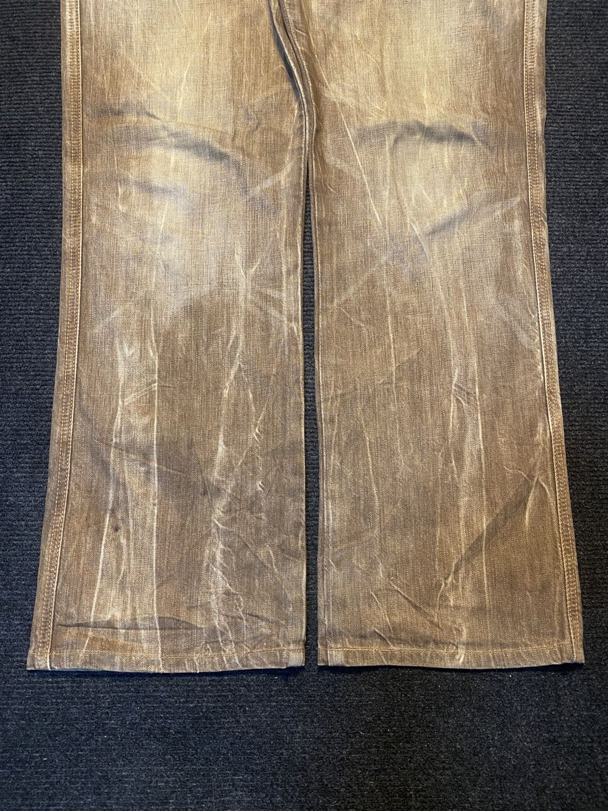 Edwin ‼️Insane Distressed EDWIN 503 Jeans Back pocket Zipper ‼️ Size US 34 / EU 50 - 6 Thumbnail