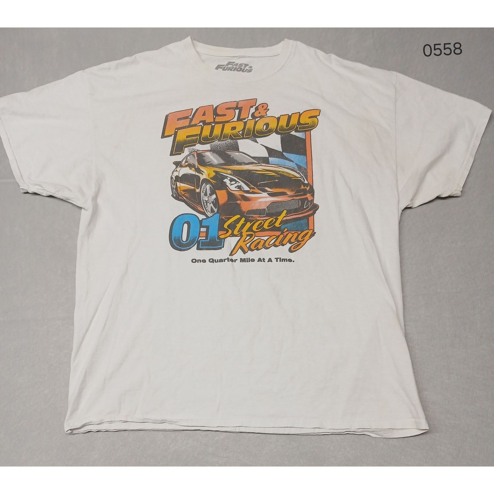 Other Fast & Furious XXL White Vintage Collection Graphic Shirt Size US XXL / EU 58 / 5 - 1 Thumbnail