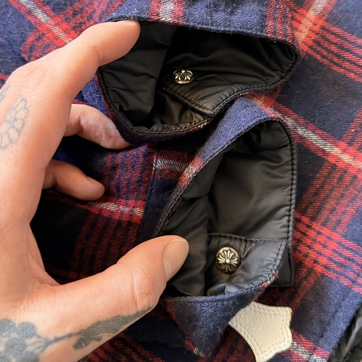 Chrome Hearts Chrome Hearts Patch Flannel Reversible RARE 1/1 Patch Hoodie Size US L / EU 52-54 / 3 - 12 Thumbnail