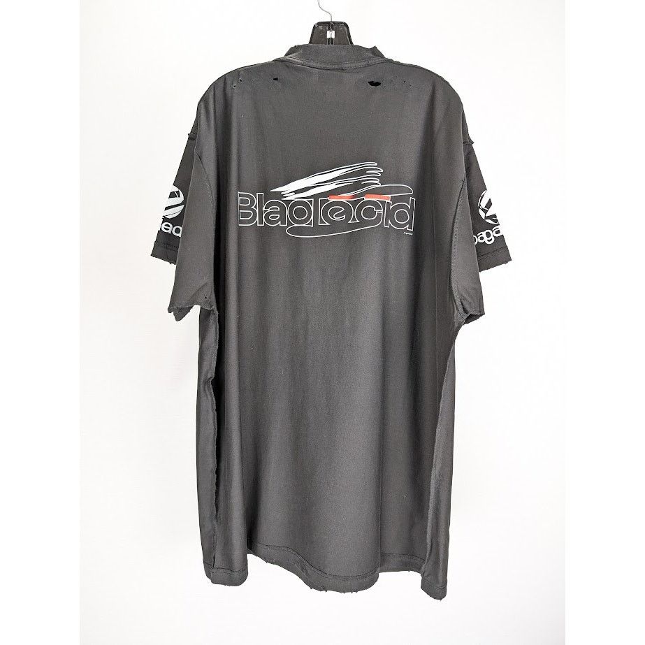 Balenciaga o1rshd1 Inside Out T-Shirt in Faded Black/White Size US M / EU 48-50 / 2 - 9 Thumbnail