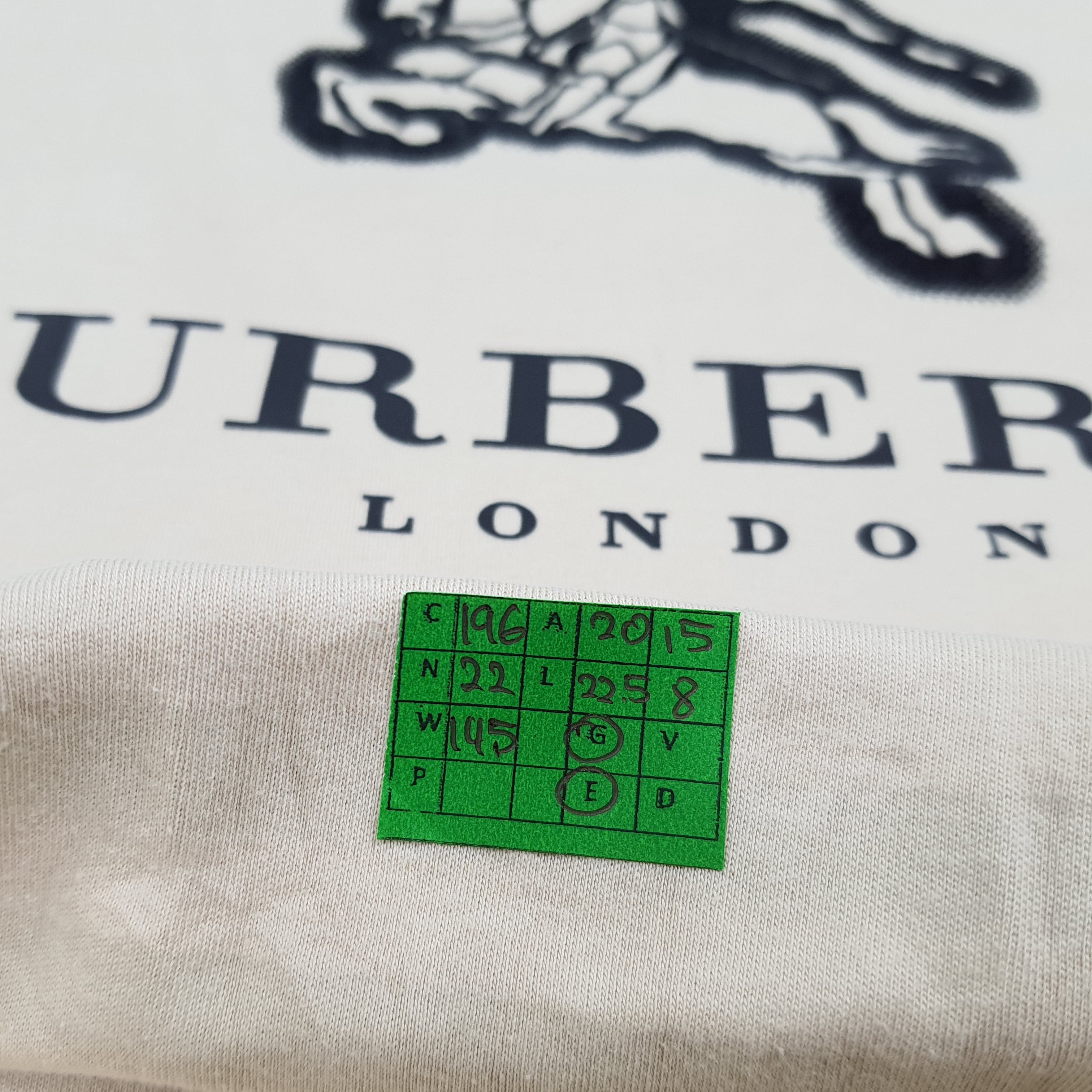 Burberry × Vintage Vintage Burberry London Crop Top Designer Tshirt Size ONE SIZE - 8 Thumbnail