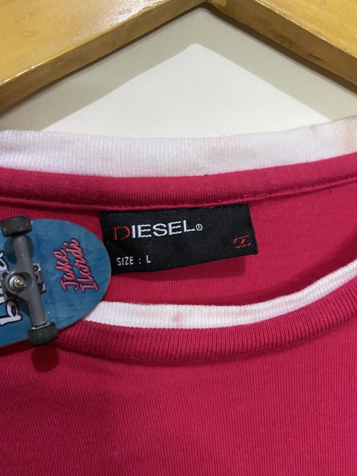 Diesel × If Six Was Nine × Le Grande Bleu (L.G.B.) DIESEL Y2K Style Double Layer Loong Sleve Size L / US 10 / IT 46 - 4 Thumbnail