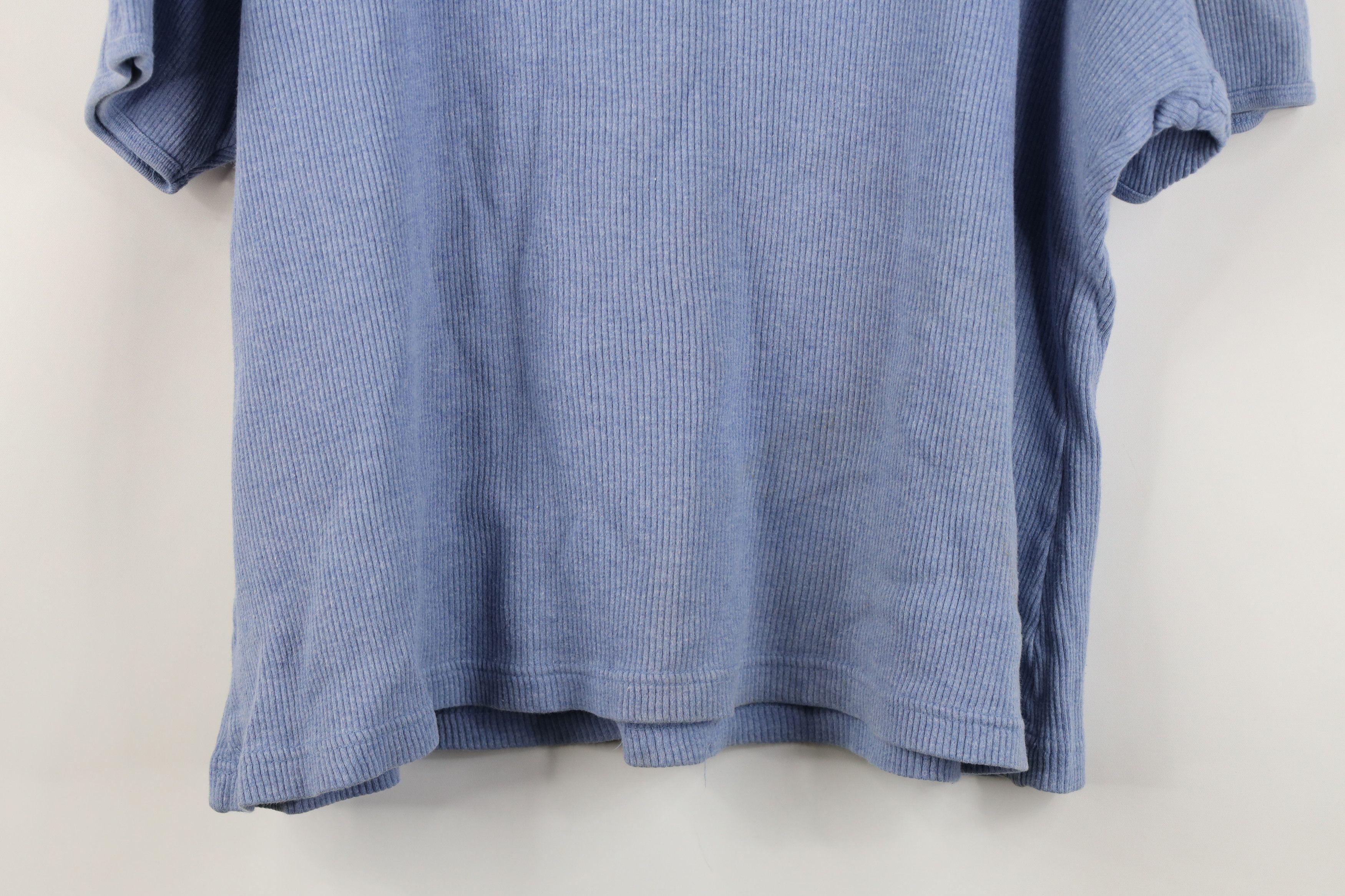 Vintage Vintage 90s Y2K Streetwear Boxy Cropped Ribbed Knit T-Shirt Size L / US 10 / IT 46 - 9 Thumbnail
