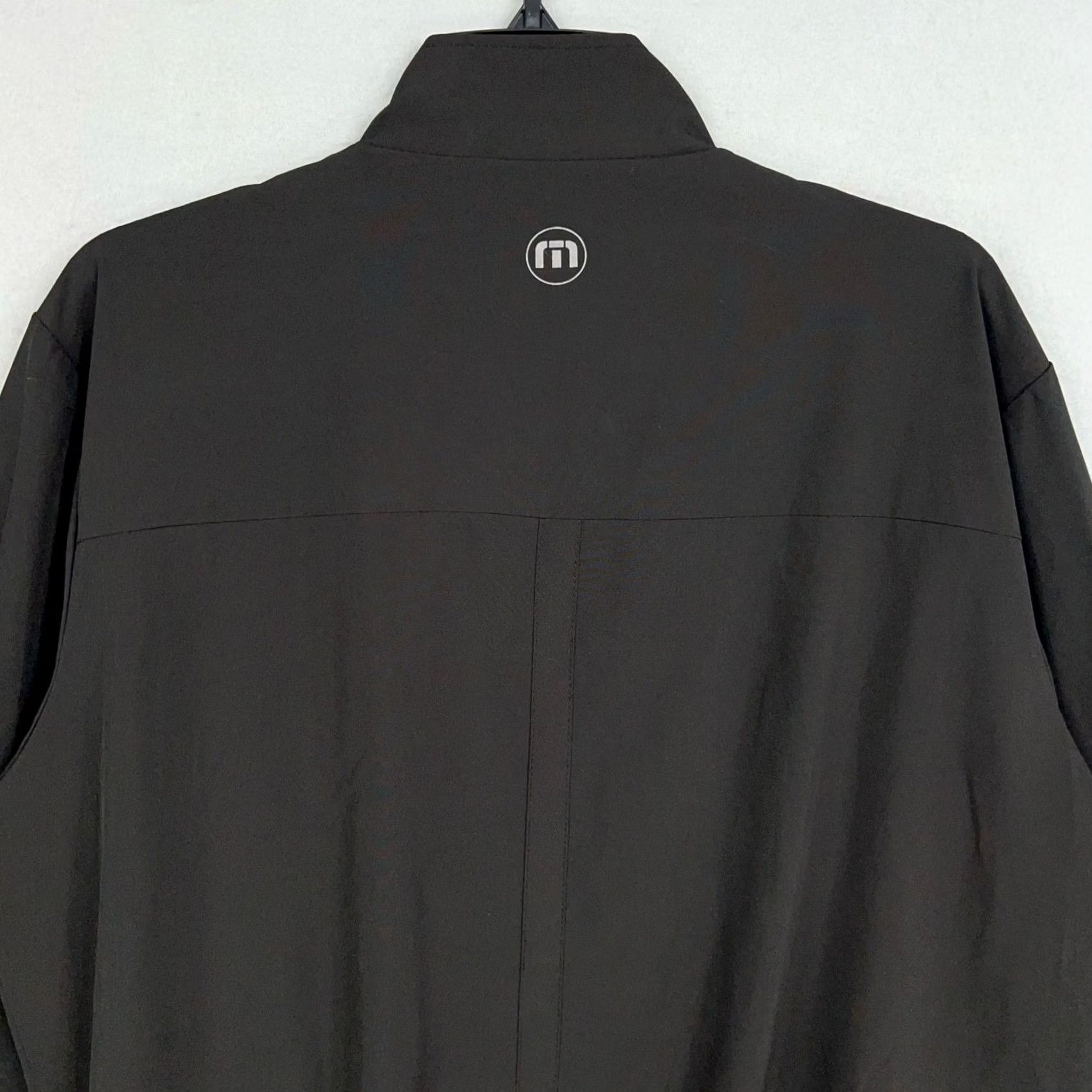 TravisMathew Travis Mathew Jacket Mens M Black Full Zip Windbreaker Golf Minimal Active Size US M / EU 48-50 / 2 - 6 Thumbnail