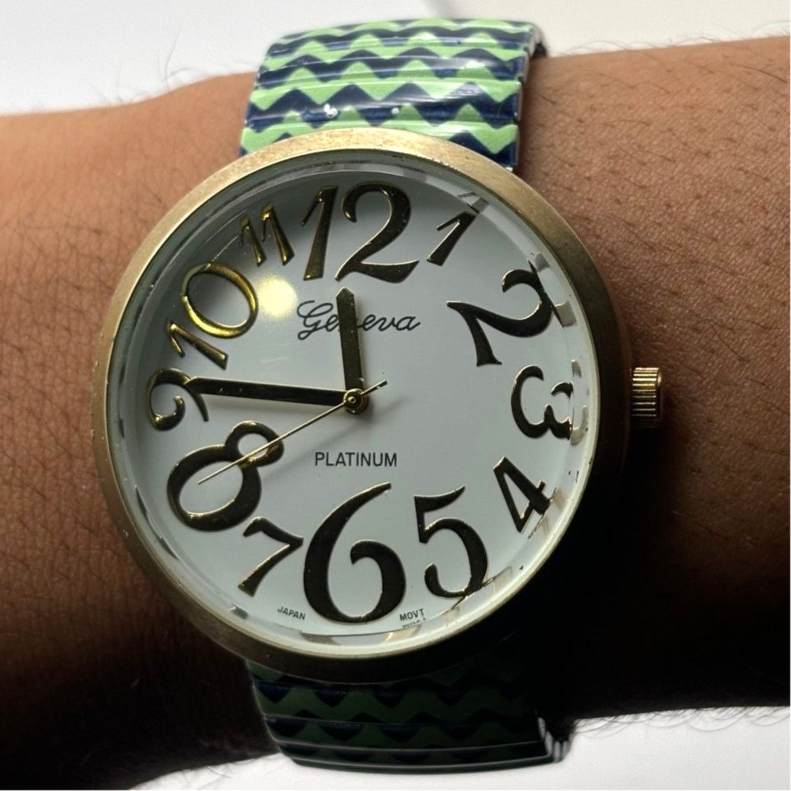 Other Gold & Green Striped Watch Size ONE SIZE - 1 Thumbnail