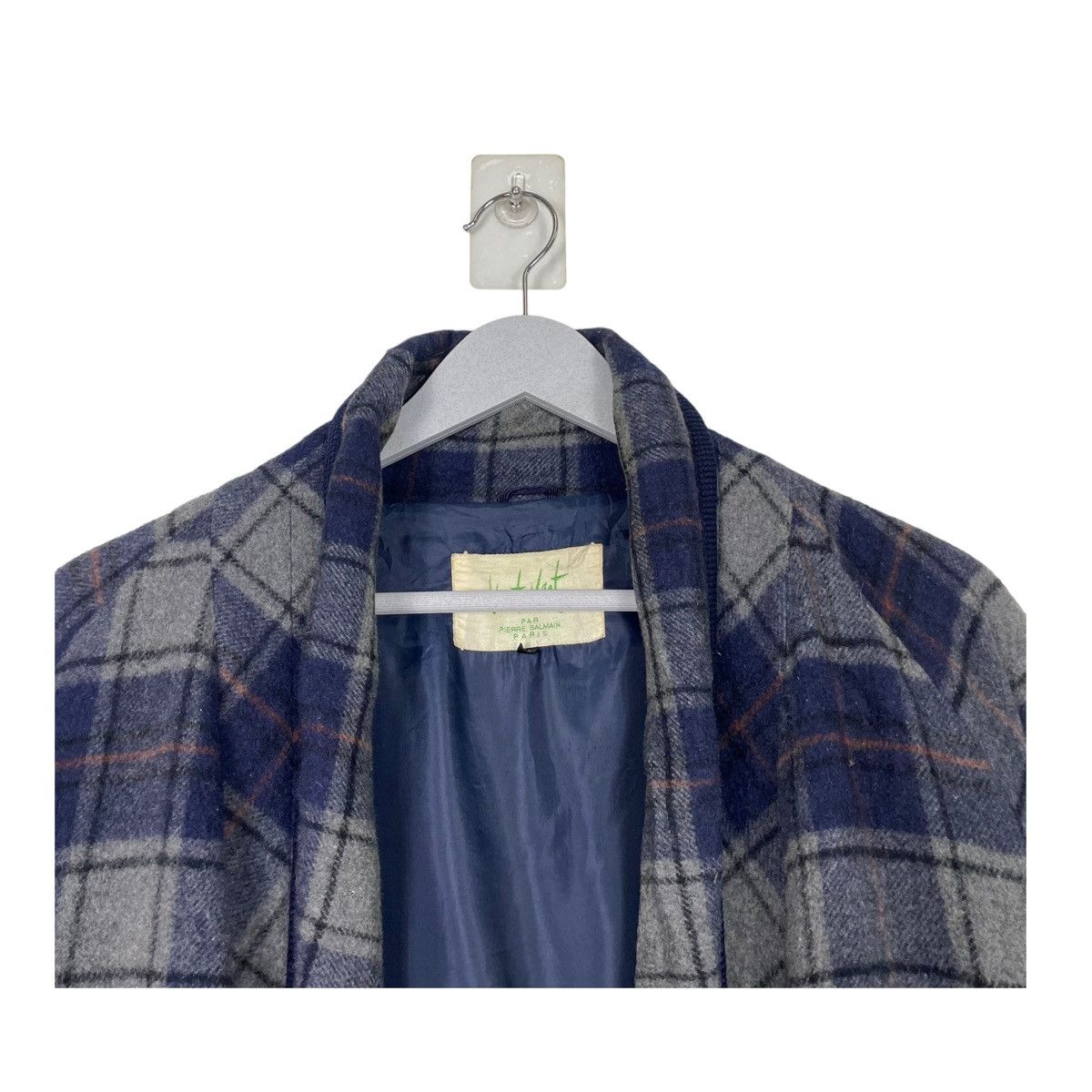 Japanese Brand × Pierre Balmain × Vintage 💥VTG PIERRE BALMAIN TARTAN NOVA CHECK ROBE Size US M / EU 48-50 / 2 - 4 Thumbnail