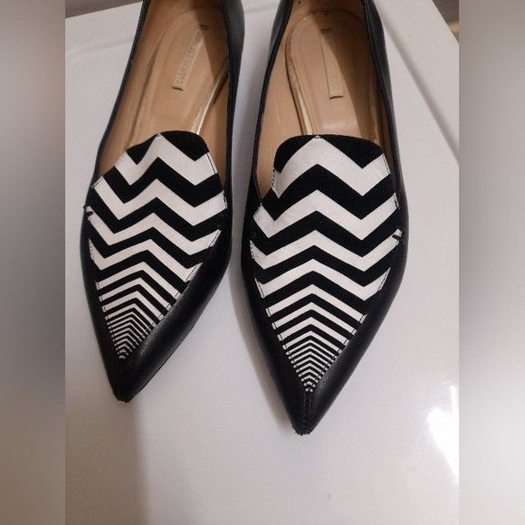 Nicholas Kirkwood Nicholas Kirkwood - Moccasins Beya Imprime Chevron Print - Size US 5 / IT 35 - 5 Thumbnail