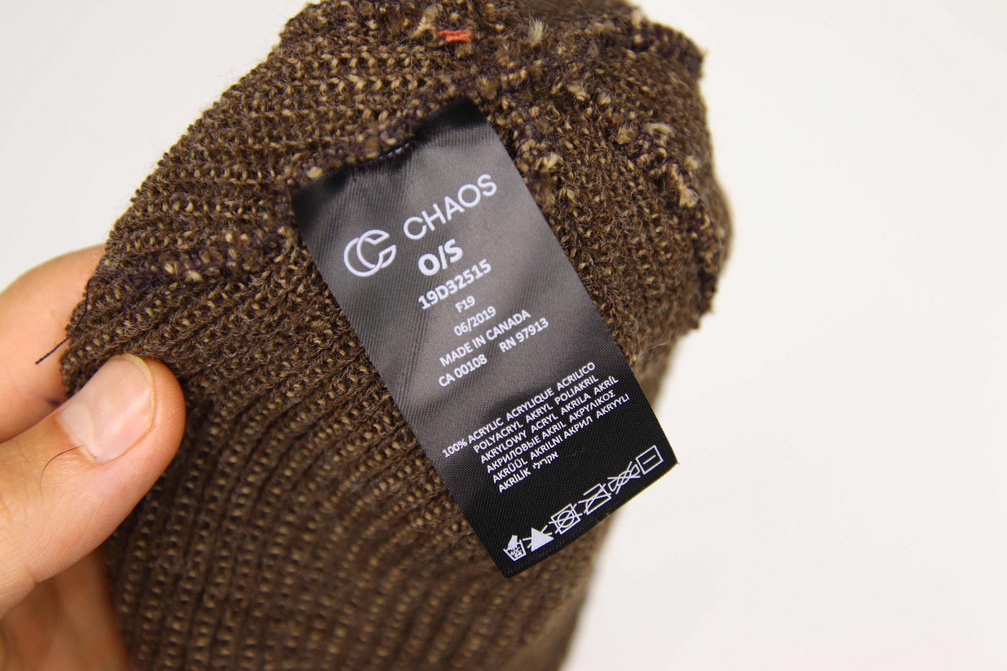 Other Fisherman Chaos Beanie Brown Size ONE SIZE - 3 Thumbnail