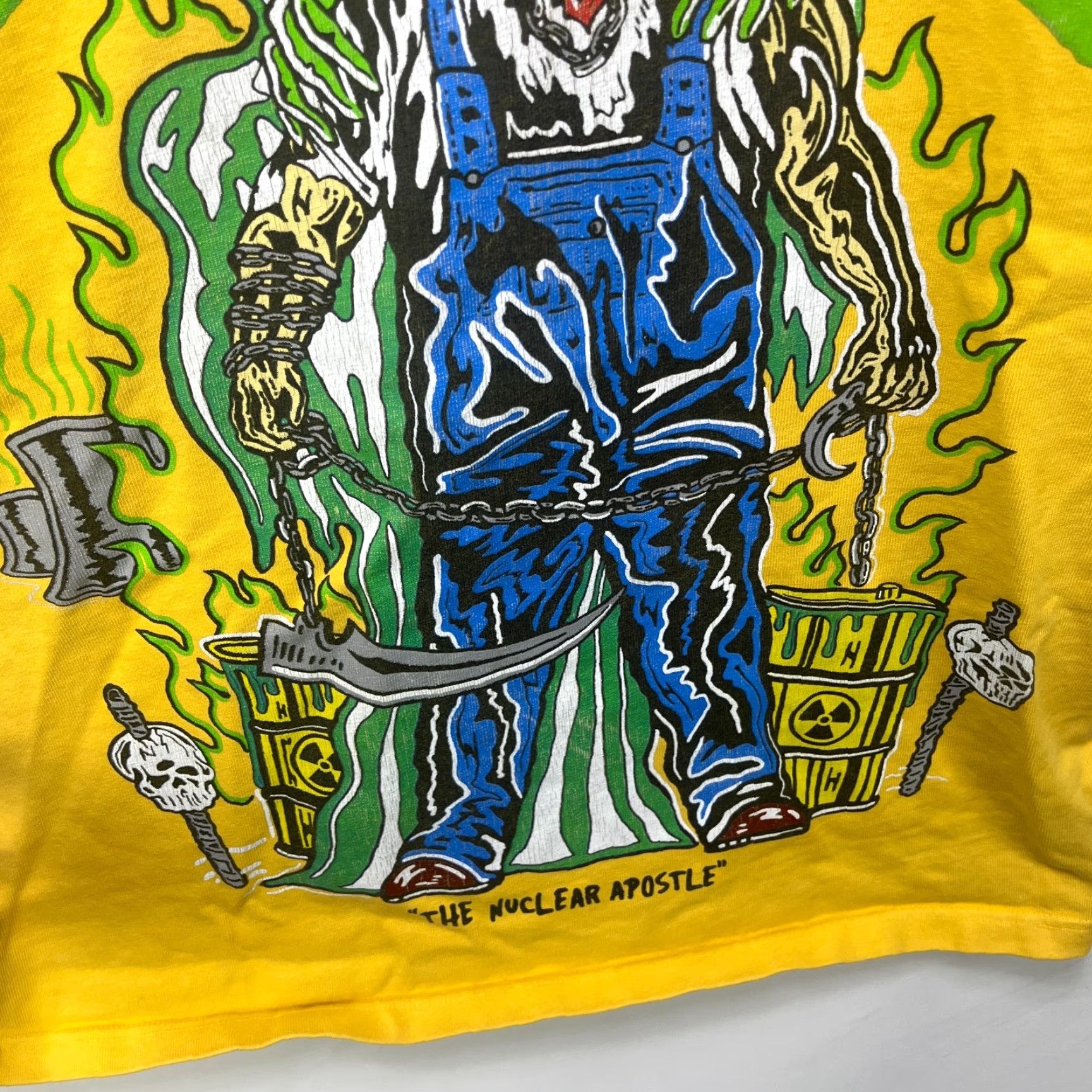 Warren Lotas Warren Lotas Billy Hill Nuclear Apostle T-Shirt M Mens Yellow Cotton Crew Neck Short Sleeve 2020s Vintage No Size US M / EU 48-50 / 2 - 4 Thumbnail