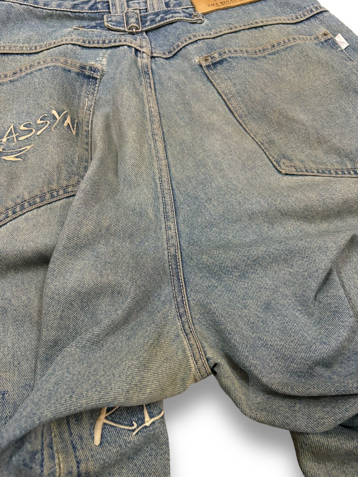 Southpole Vintage Assassyn Jeanz Mud Wash Utility Baggy Grunge Jeans Size US 34 / EU 50 - 14 Thumbnail