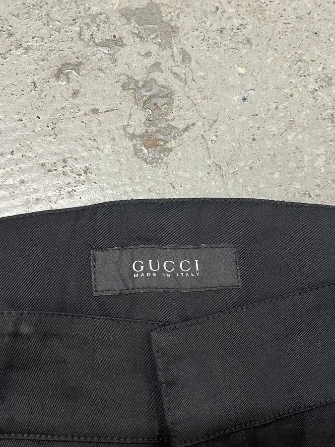 Gucci Gucci Black Zip Slim Tailored Pants Size US 34 / EU 50 - 10 Thumbnail