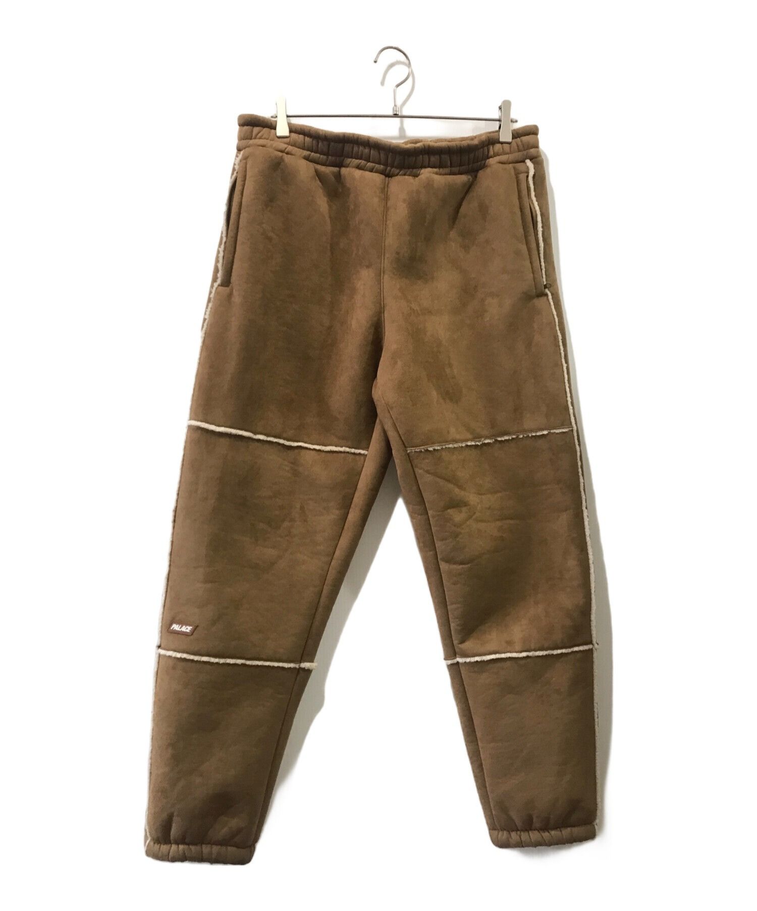 PALACE SHERPA FAUX SUEDE JOGGER Brown Size M