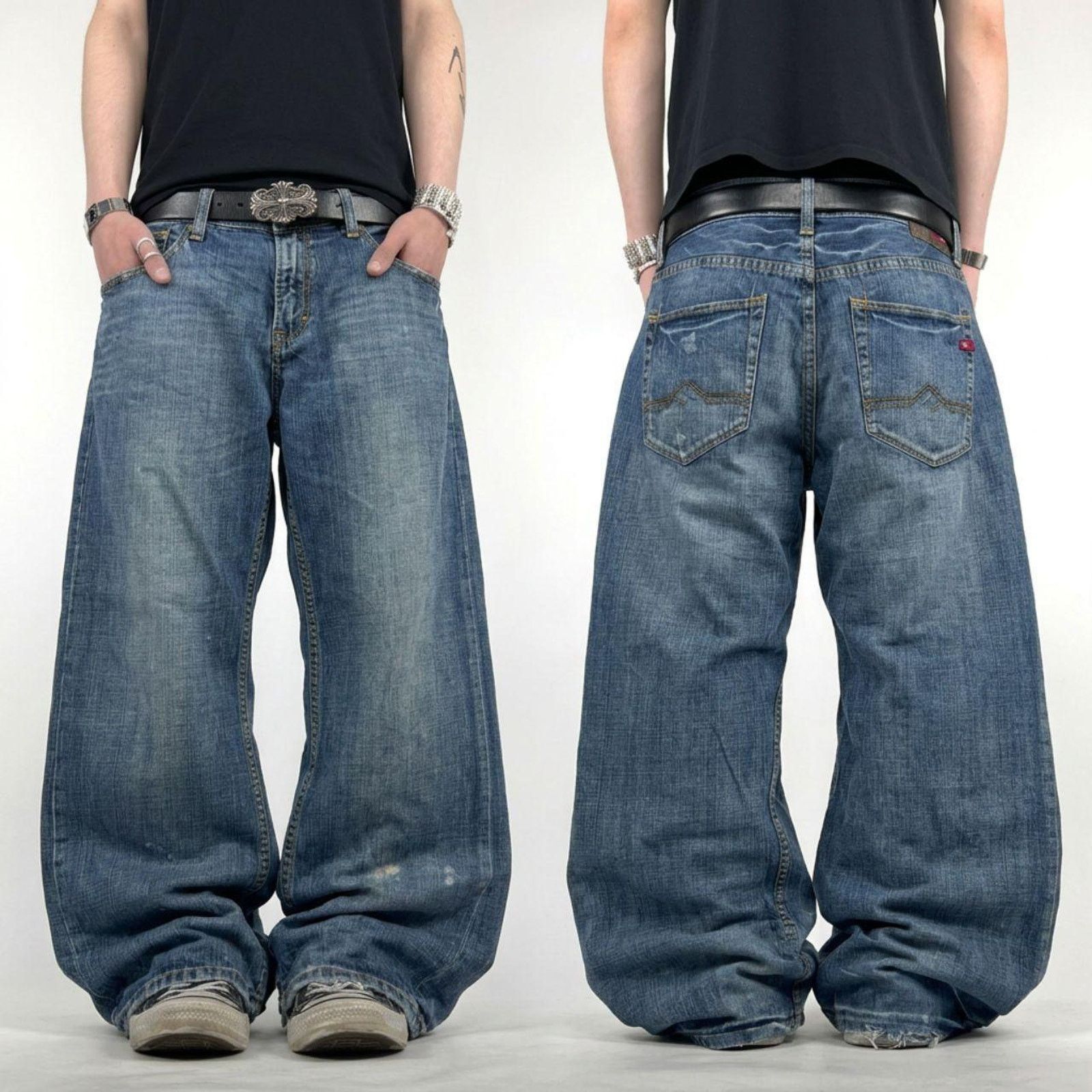 JNCO × Vintage JNCO JEANS CROWN BAGGY DENIM RARE | Grailed